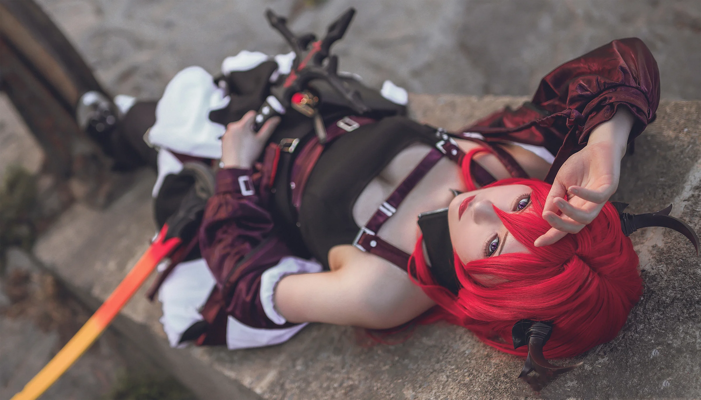 《明日方舟》史尔特尔COS写真