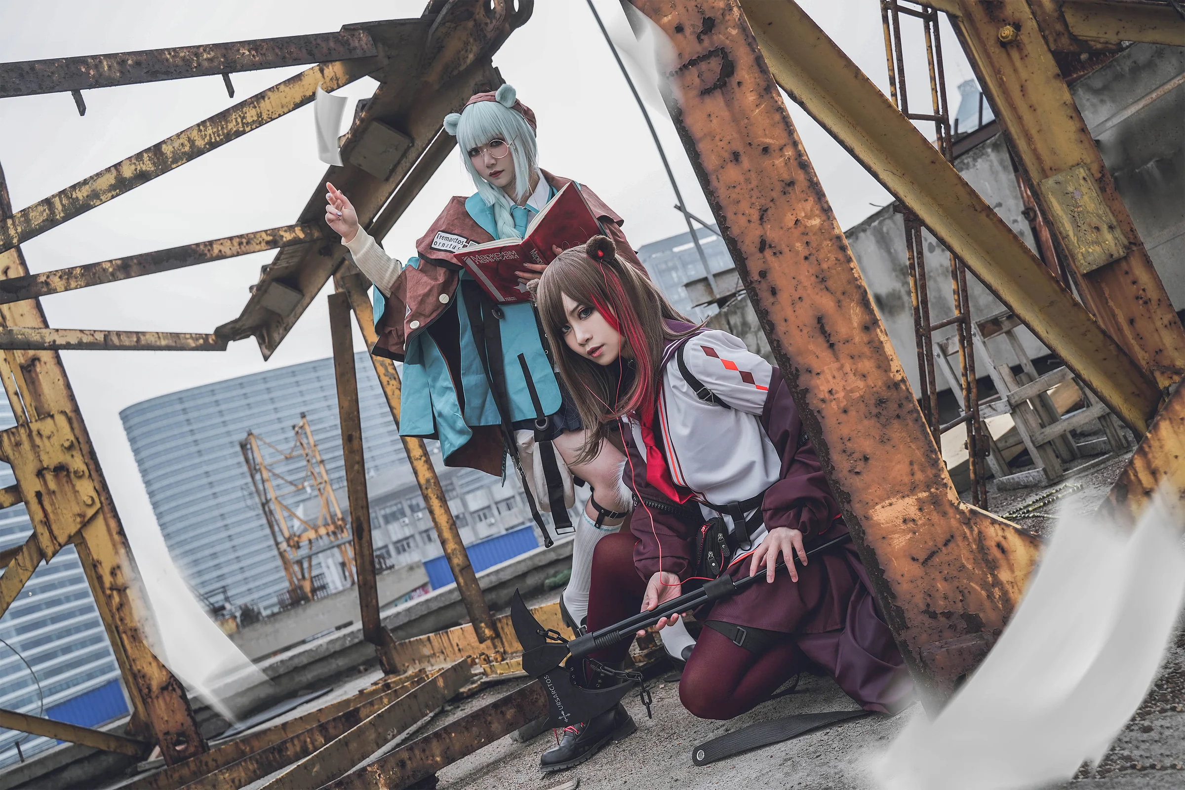 《明日方舟》凛冬 真理COS写真