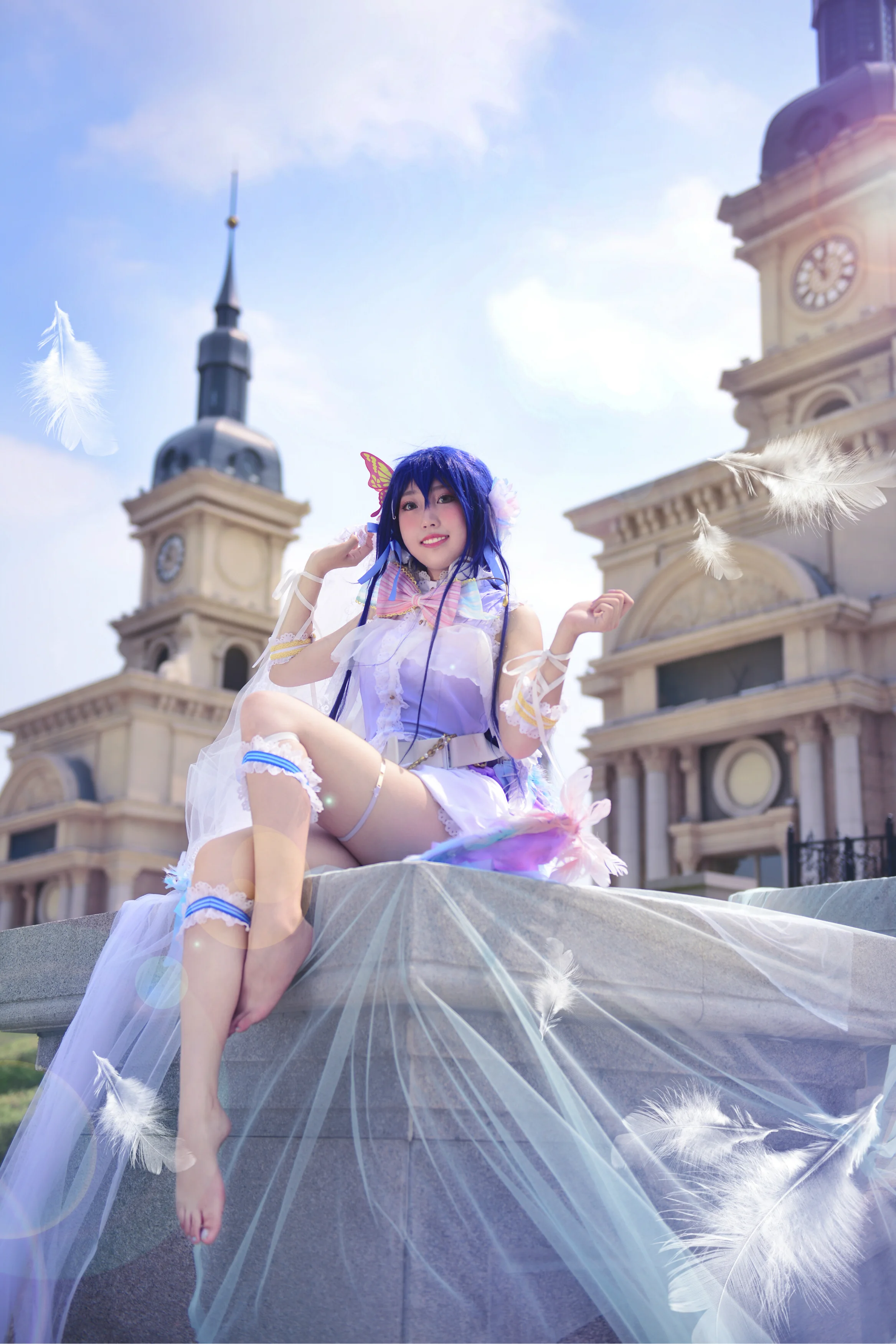 Love Live！白色情人节 园田海未COS写真