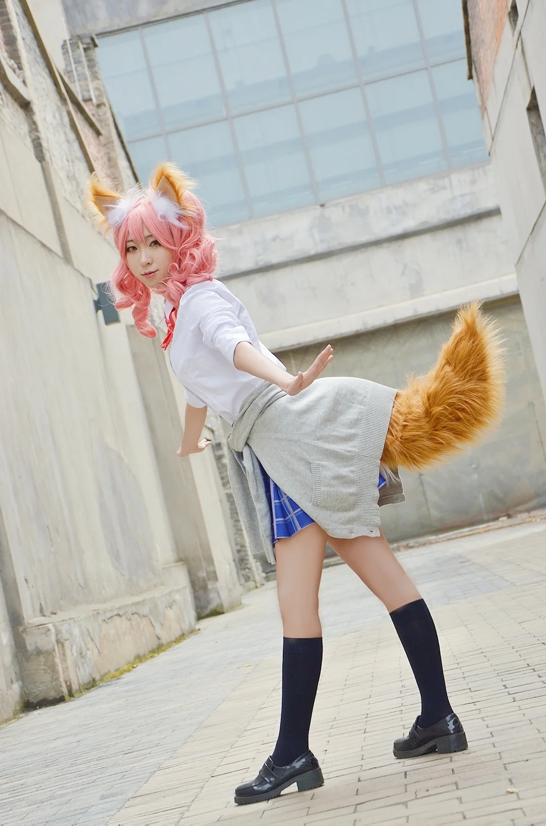 fgo玉藻前制服COS写真