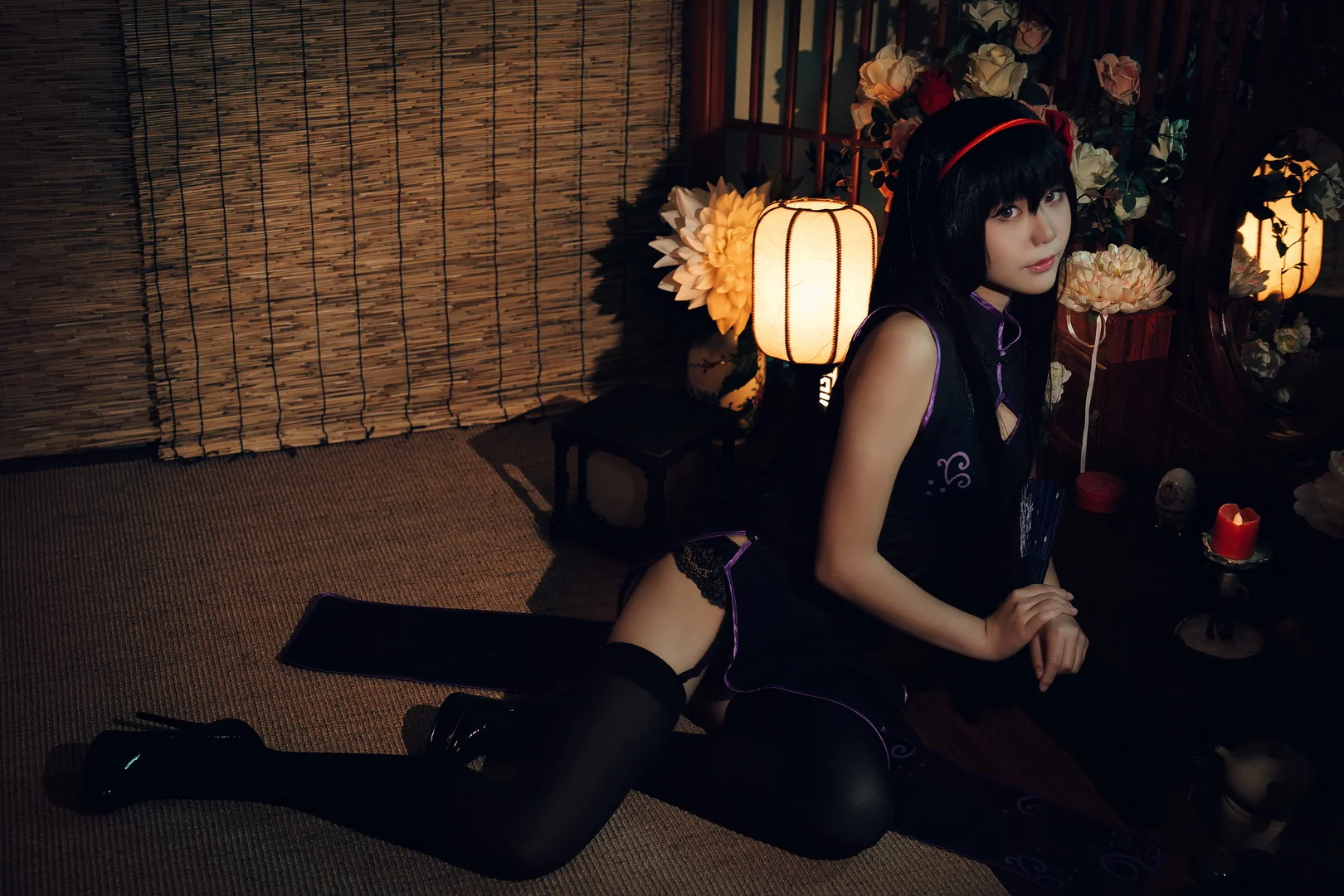 魔法少女小圆 晓美焰旗袍COS写真