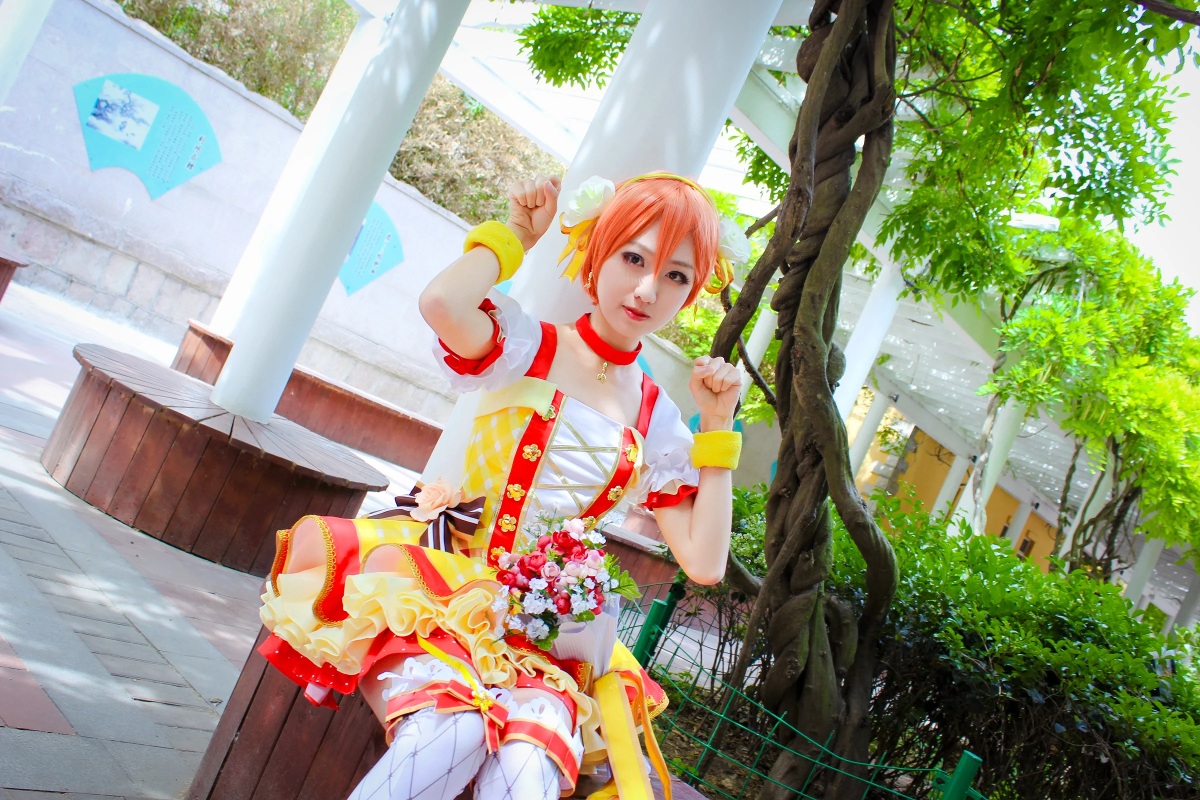 lovelive星空凛COS写真，青春活泼