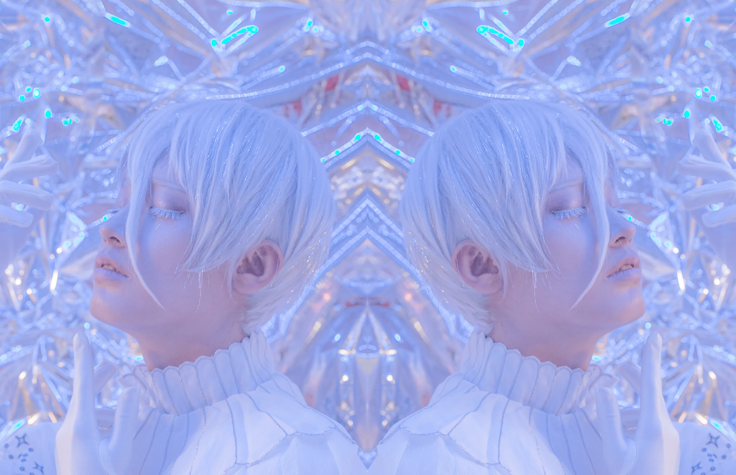 宝石之国 南极石月之礼服同人COS写真
