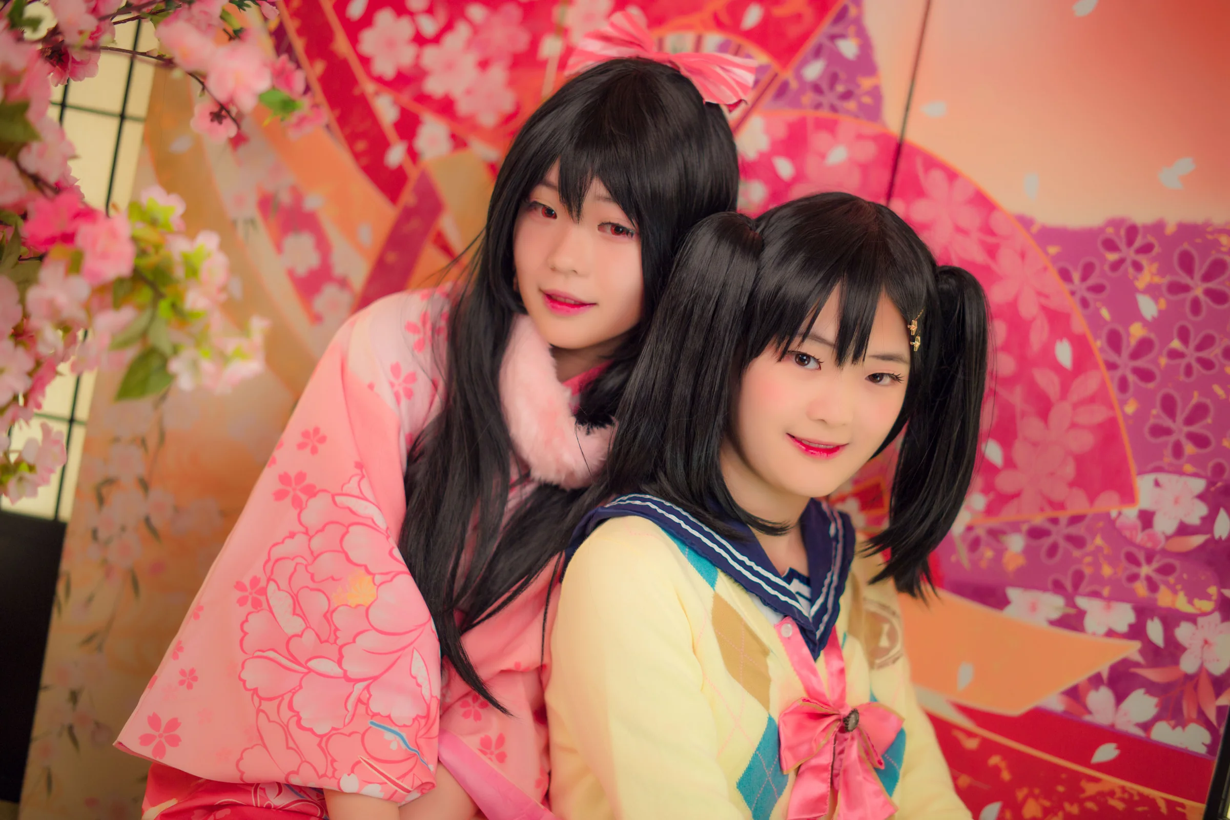 lovelive矢泽妮可COS写真，妮可正月未觉醒