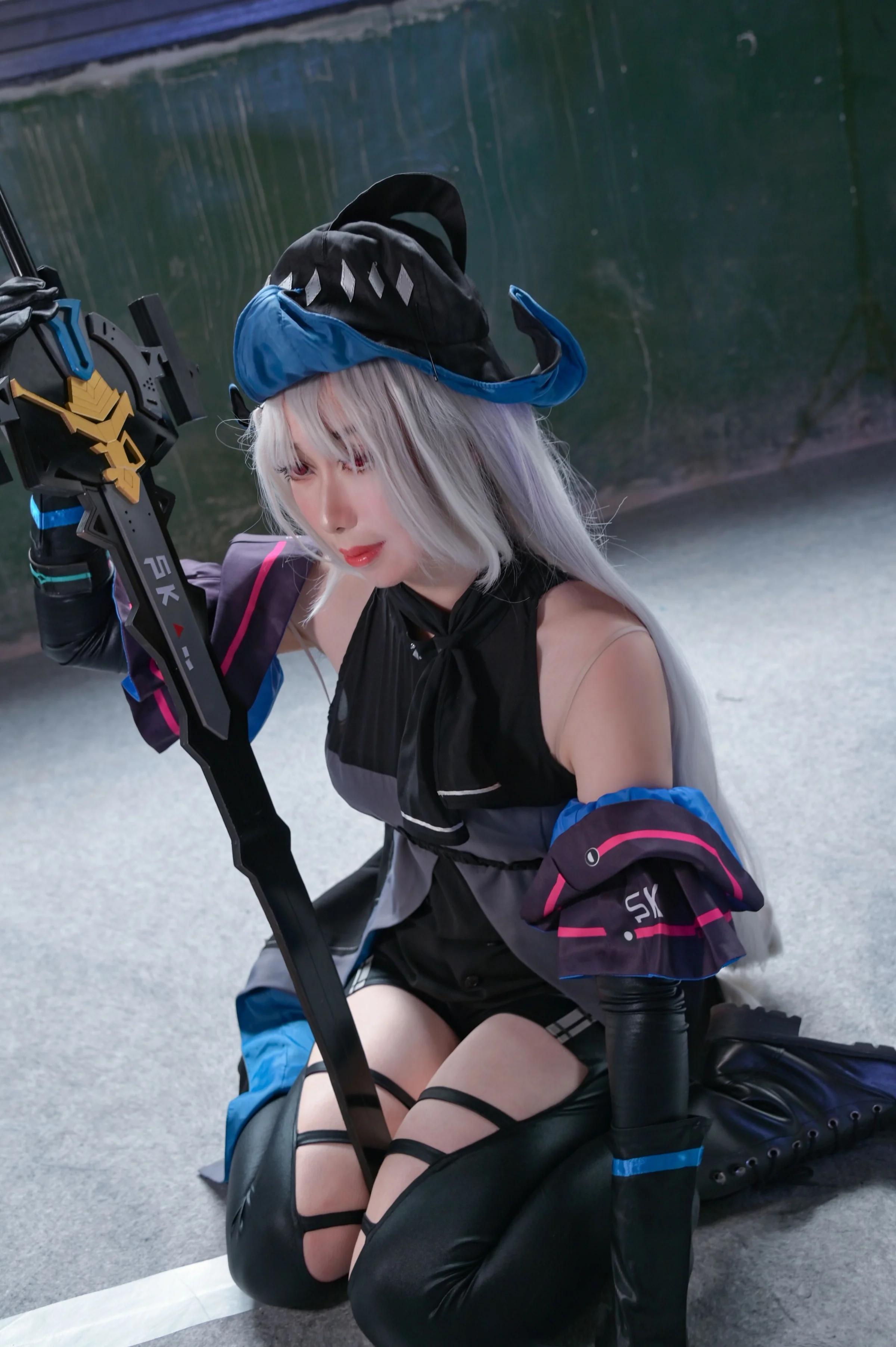 明日方舟 斯卡蒂COS写真