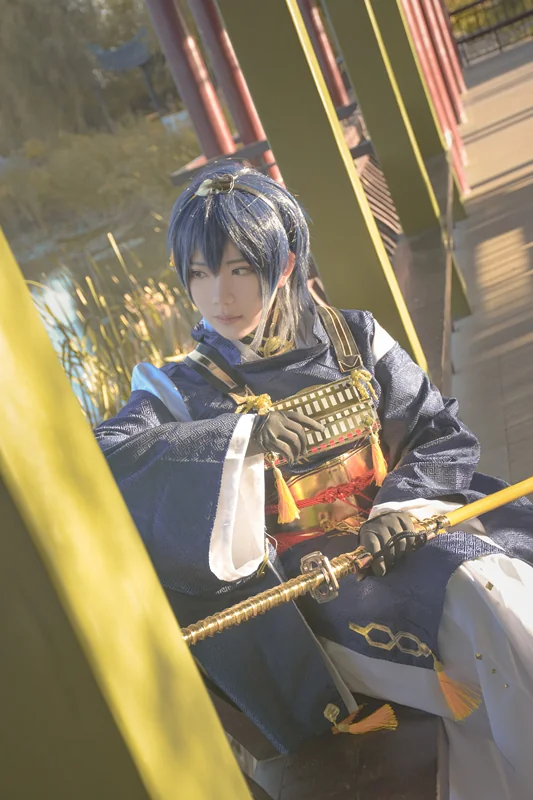 刀剑乱舞三日月宗近COS写真
