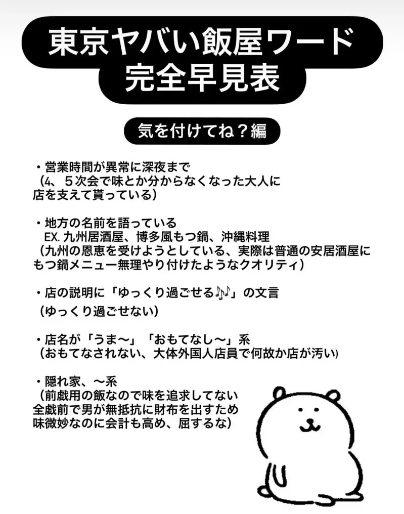 資深東京人分享《東京餐廳避雷攻略》遵守這幾點就不怕踏進黑店了｜高清图片集