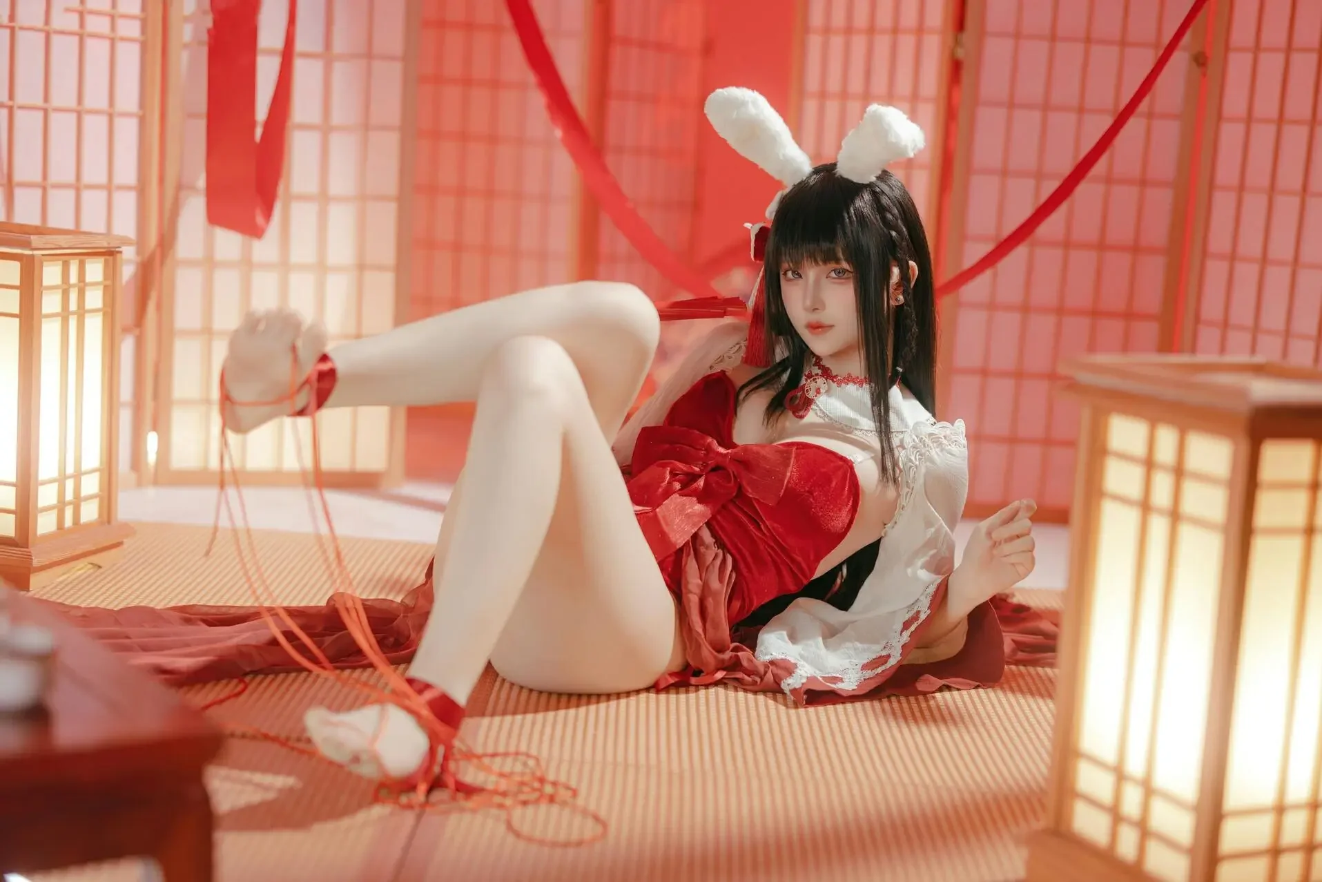 屿鱼 – 碧蓝航线 大山·祈愿的巫女兔｜高清图片集