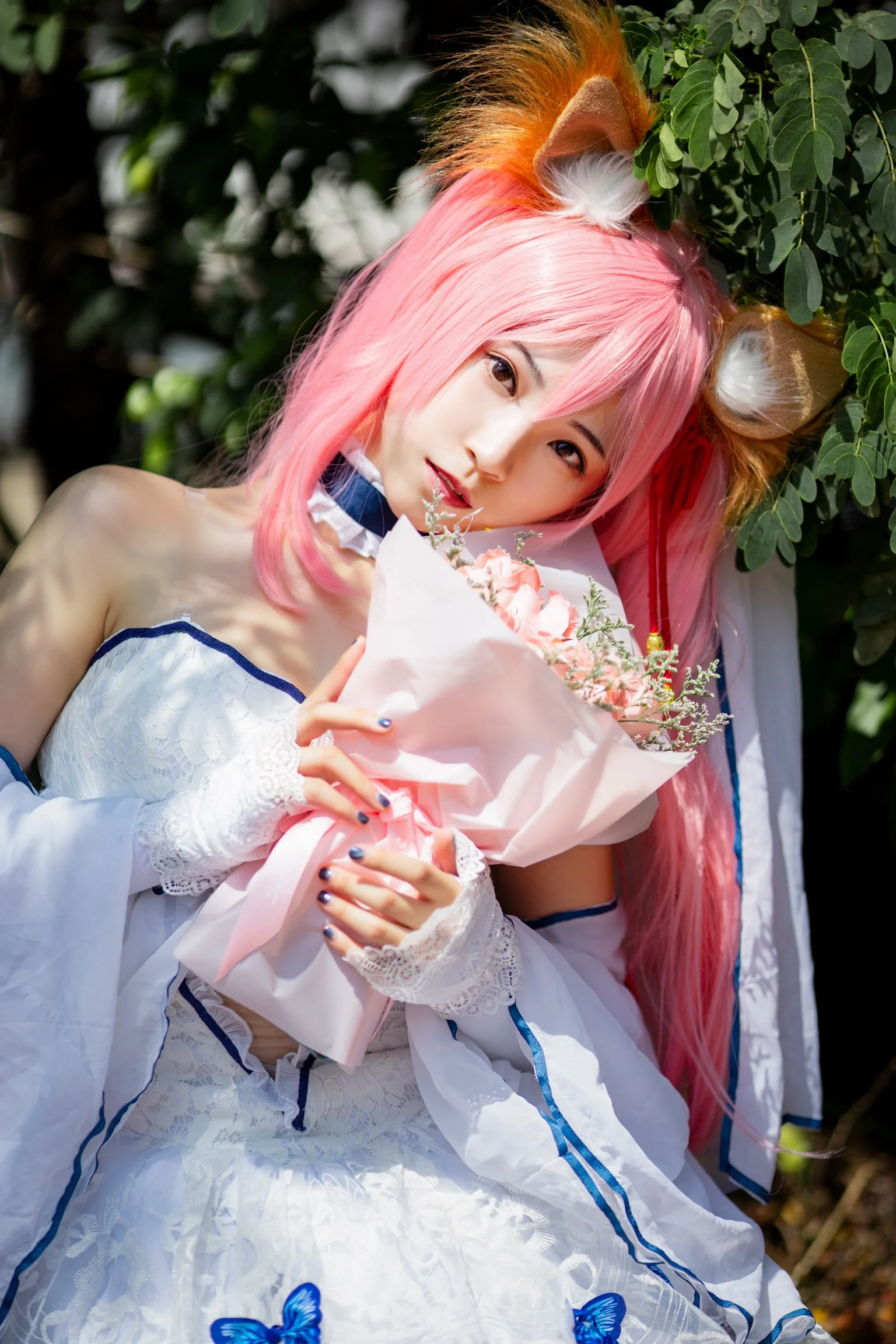 Fate/GrandOrder玉藻前花嫁COS写真