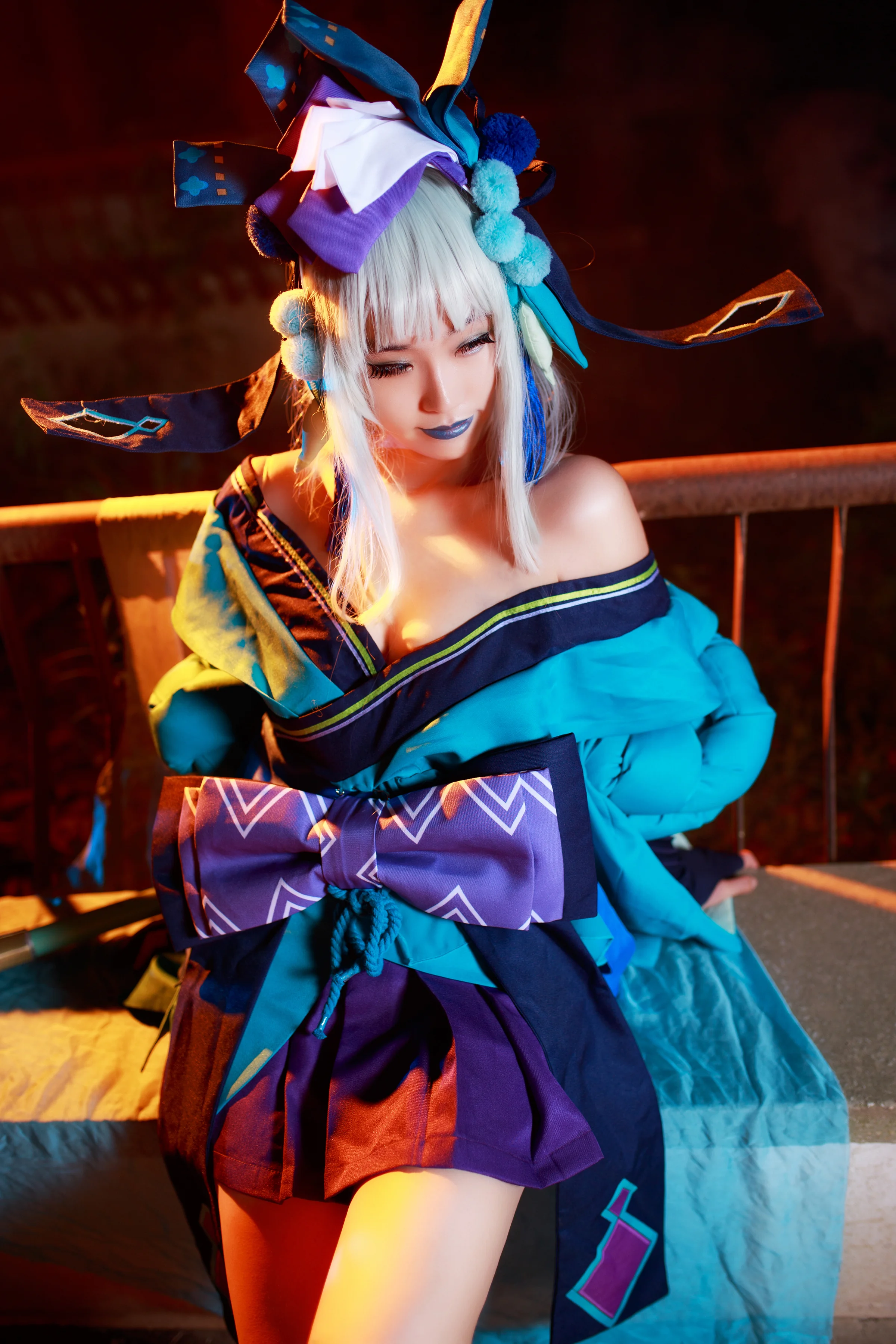 阴阳师青行灯COS写真