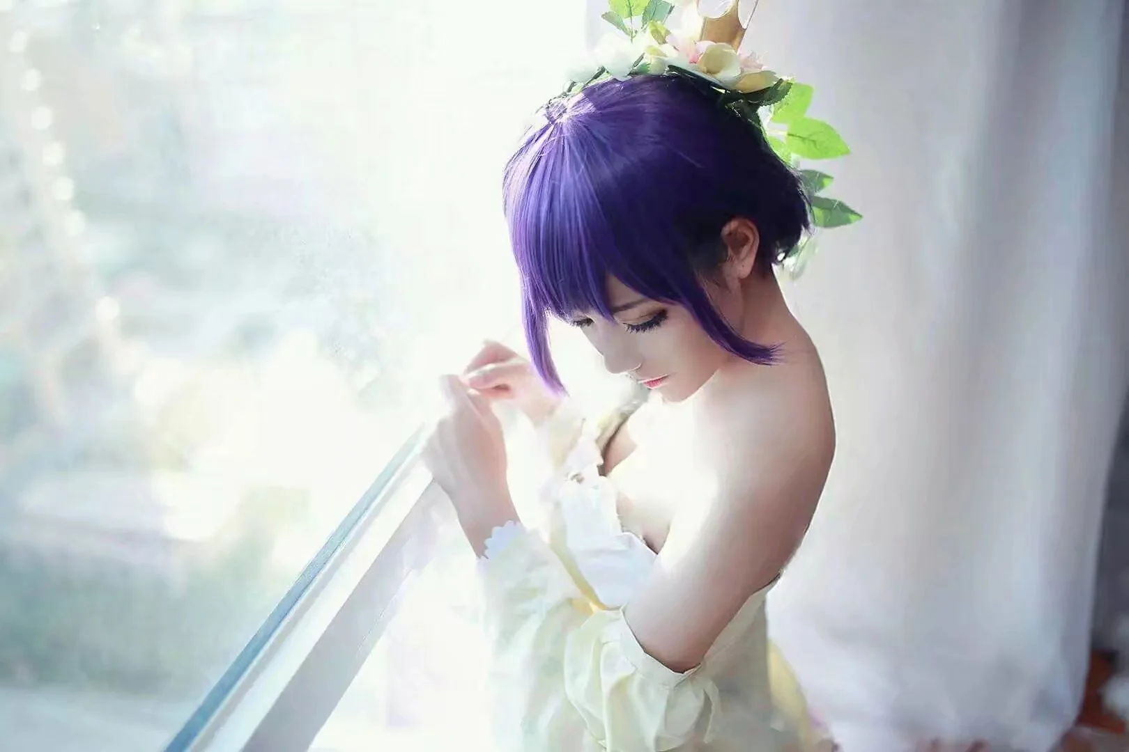lovelive东条希——长发公主COS写真