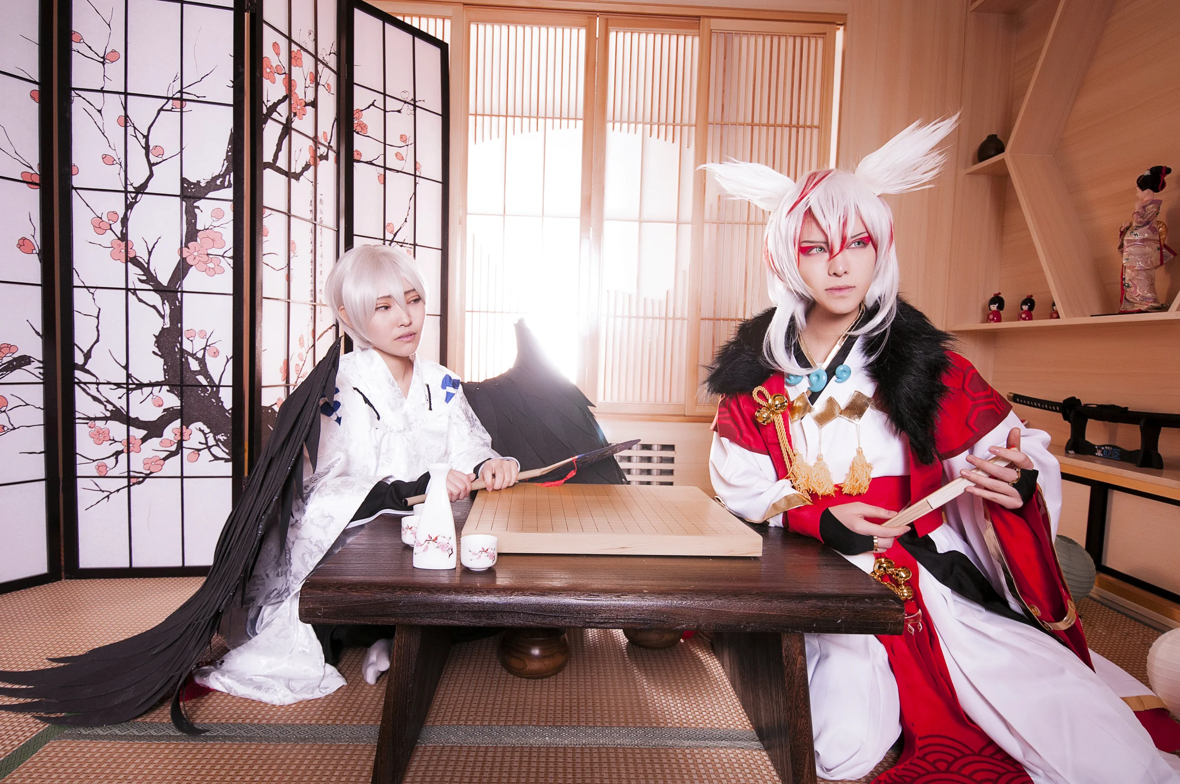 阴阳师手游妖狐x大天狗COS写真