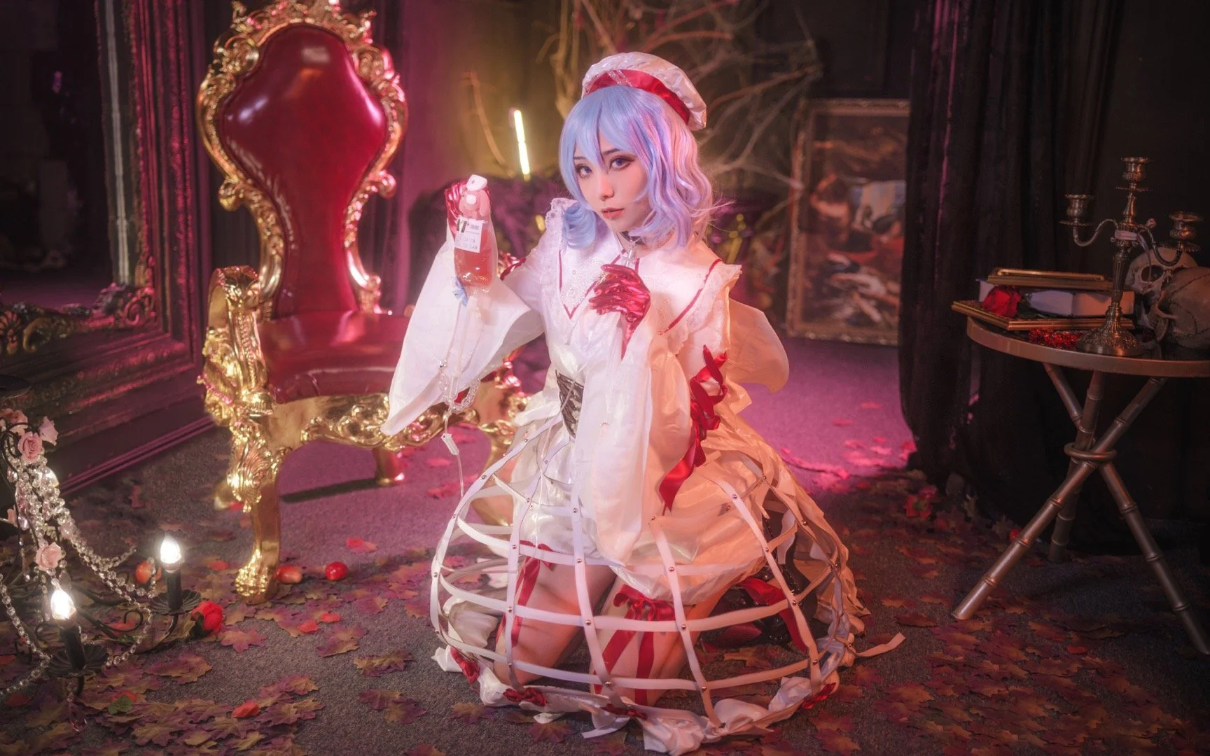 《东方Project》蕾米莉亚·纯白恶魔 COS写真
