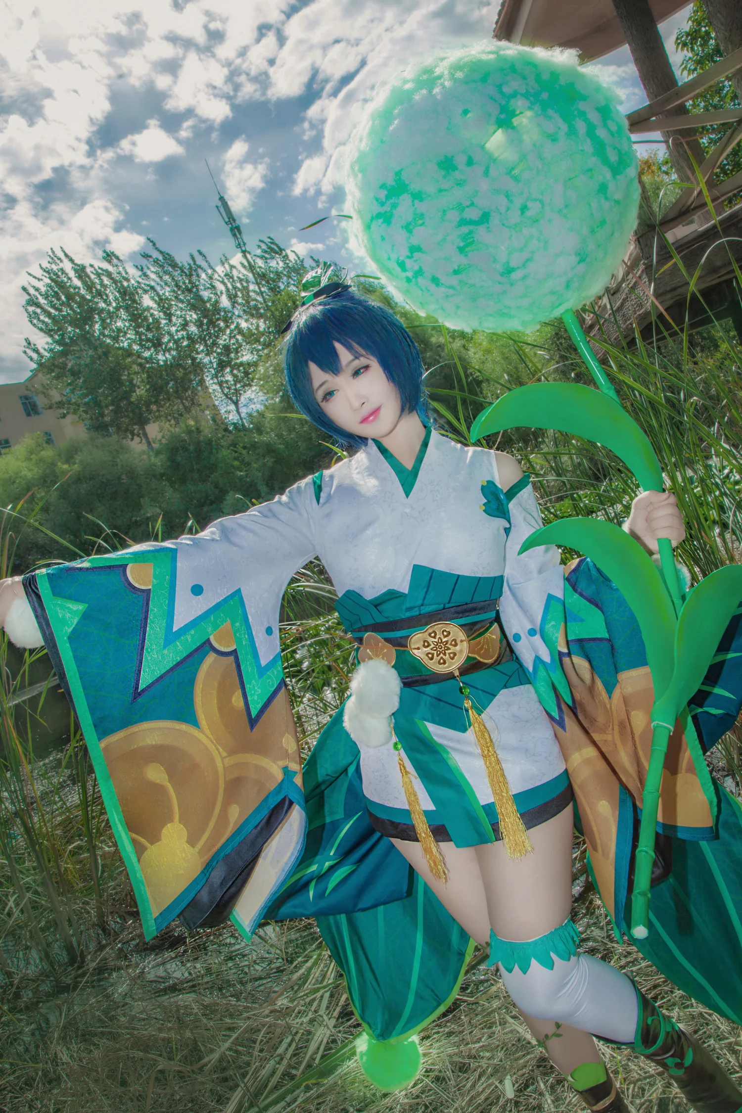 阴阳师手游 萤草COS写真