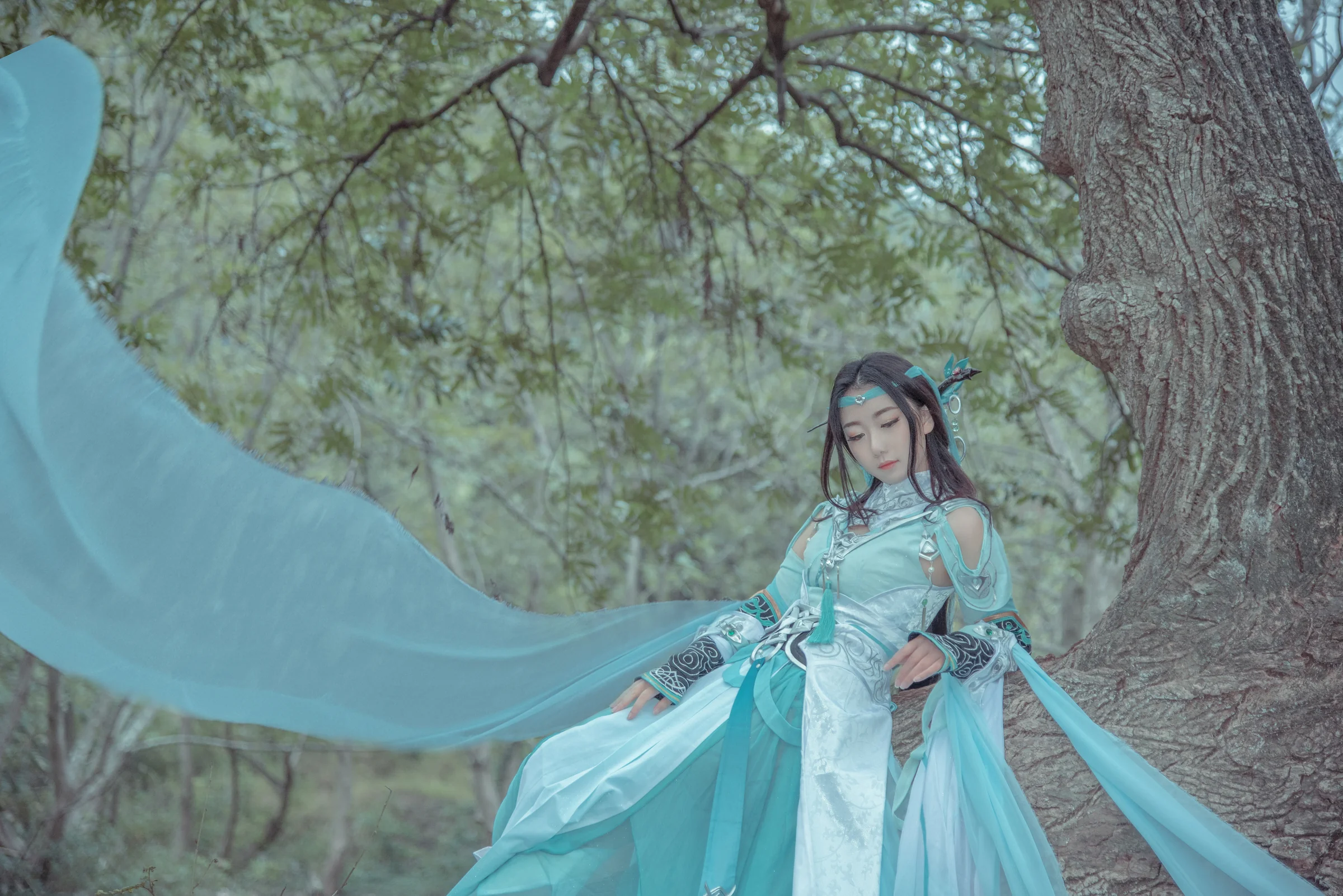剑网3雪河琴娘COS写真