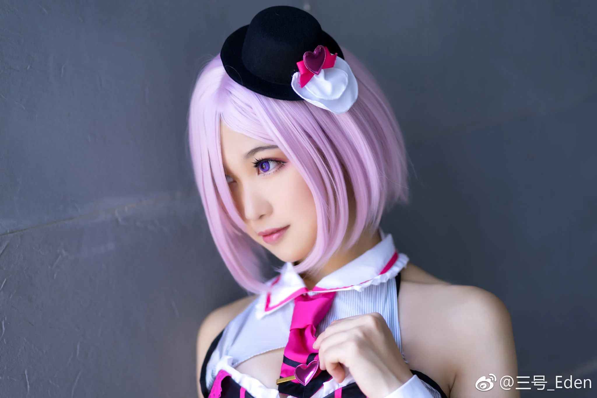 FGO玛修情人节女仆同人COS写真
