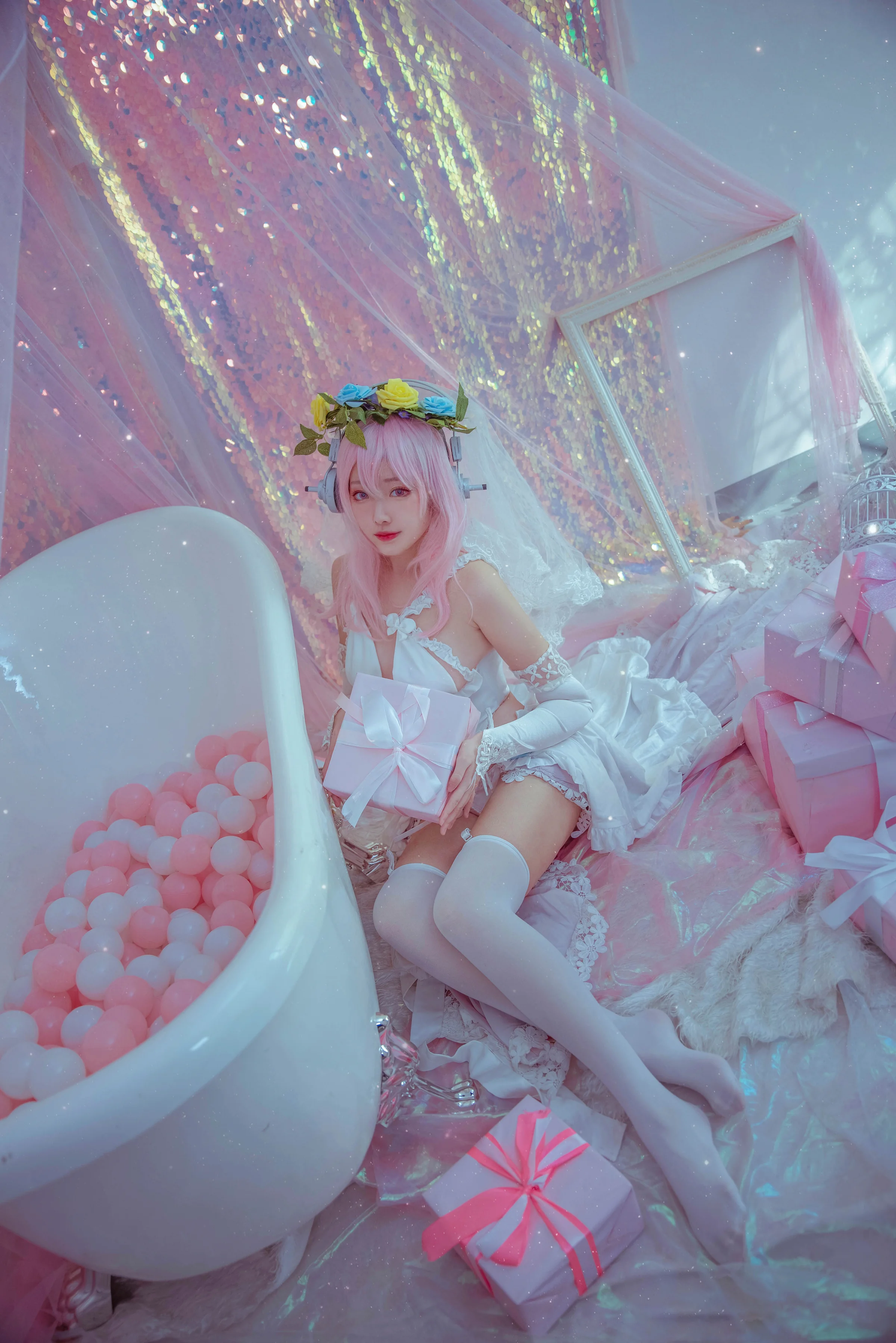 索尼子花嫁COS写真