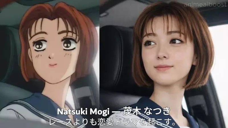 網友創作《頭文字D》AI生成影片 若是將動畫中的人物真人話大概就長這個樣子｜高清图片集