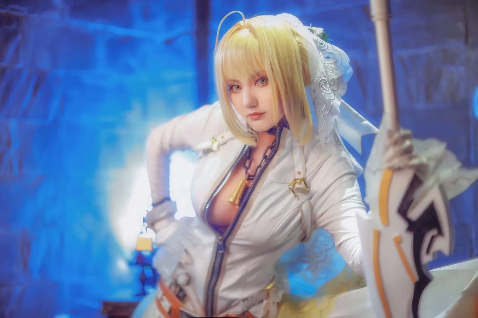 FGO·尼禄 花嫁初始ver COS写真