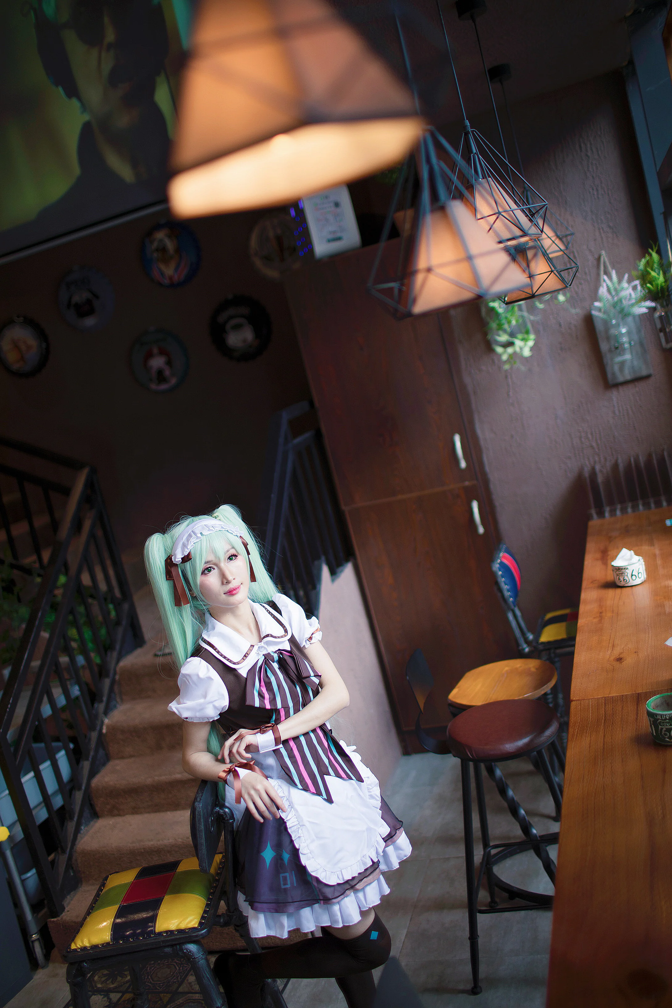初音未来 咖啡馆女仆COS写真