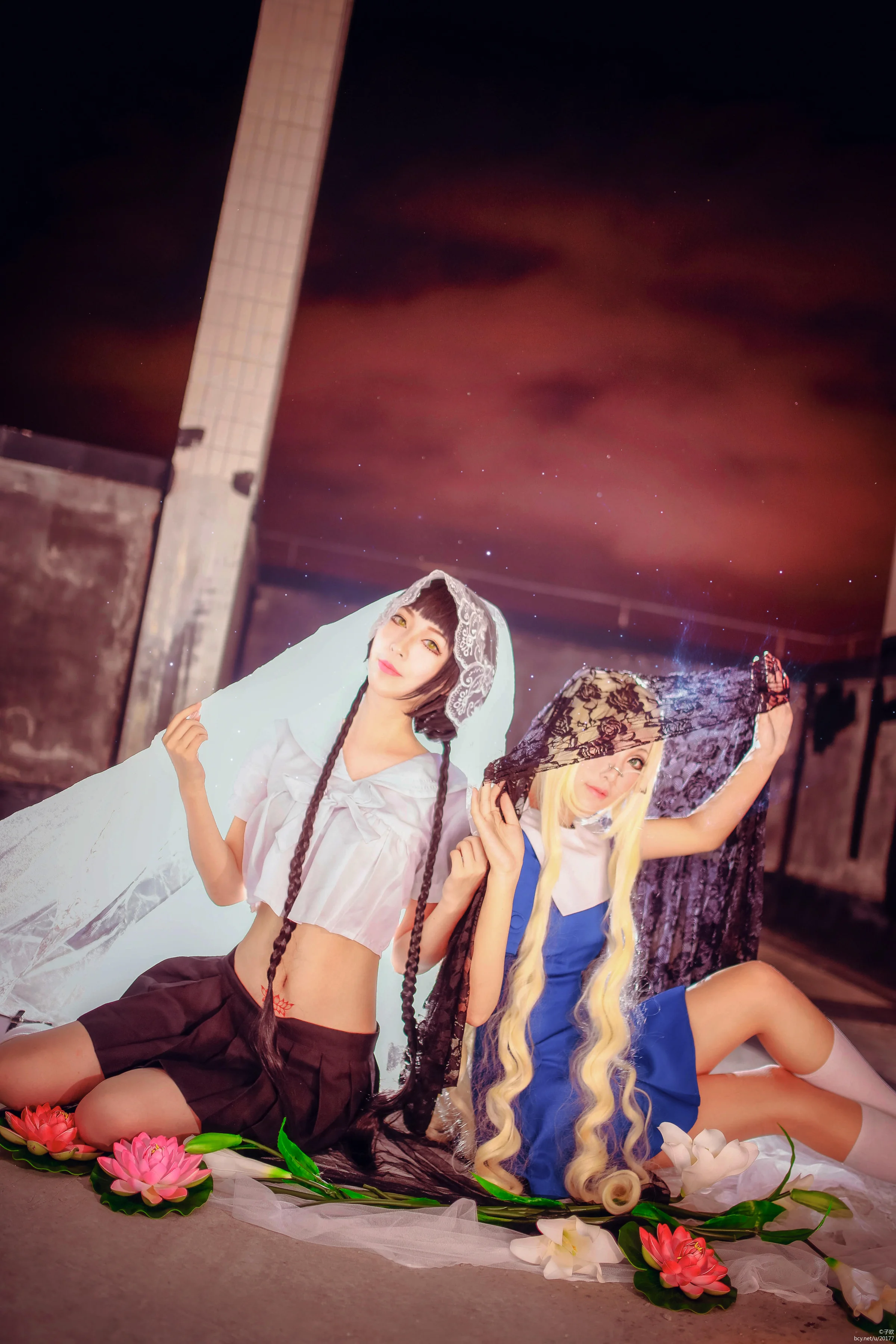 零之地带 白百合姬COS写真 私たちは魔女です