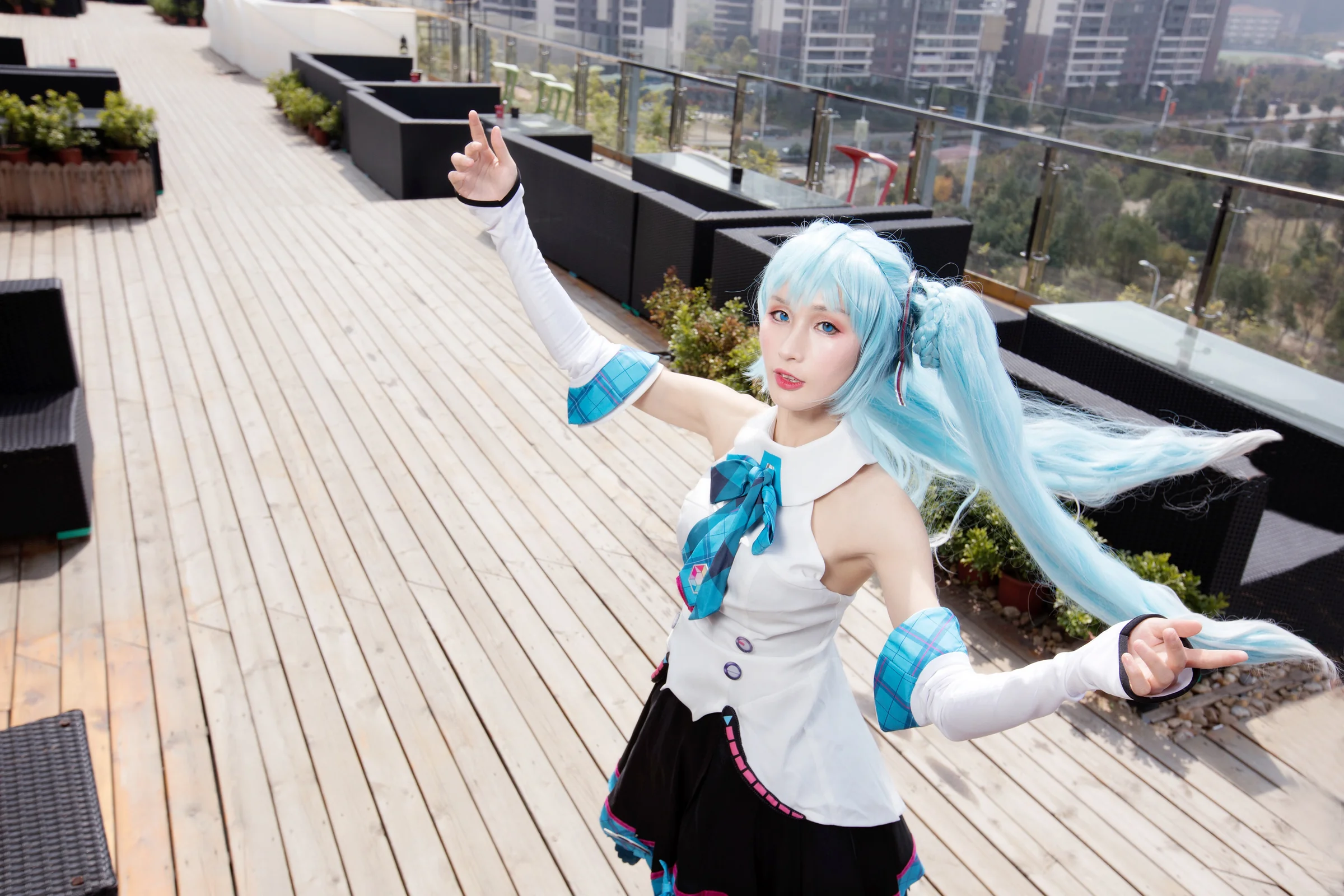 V家 2017魔法未来演唱会 初音未来COS写真