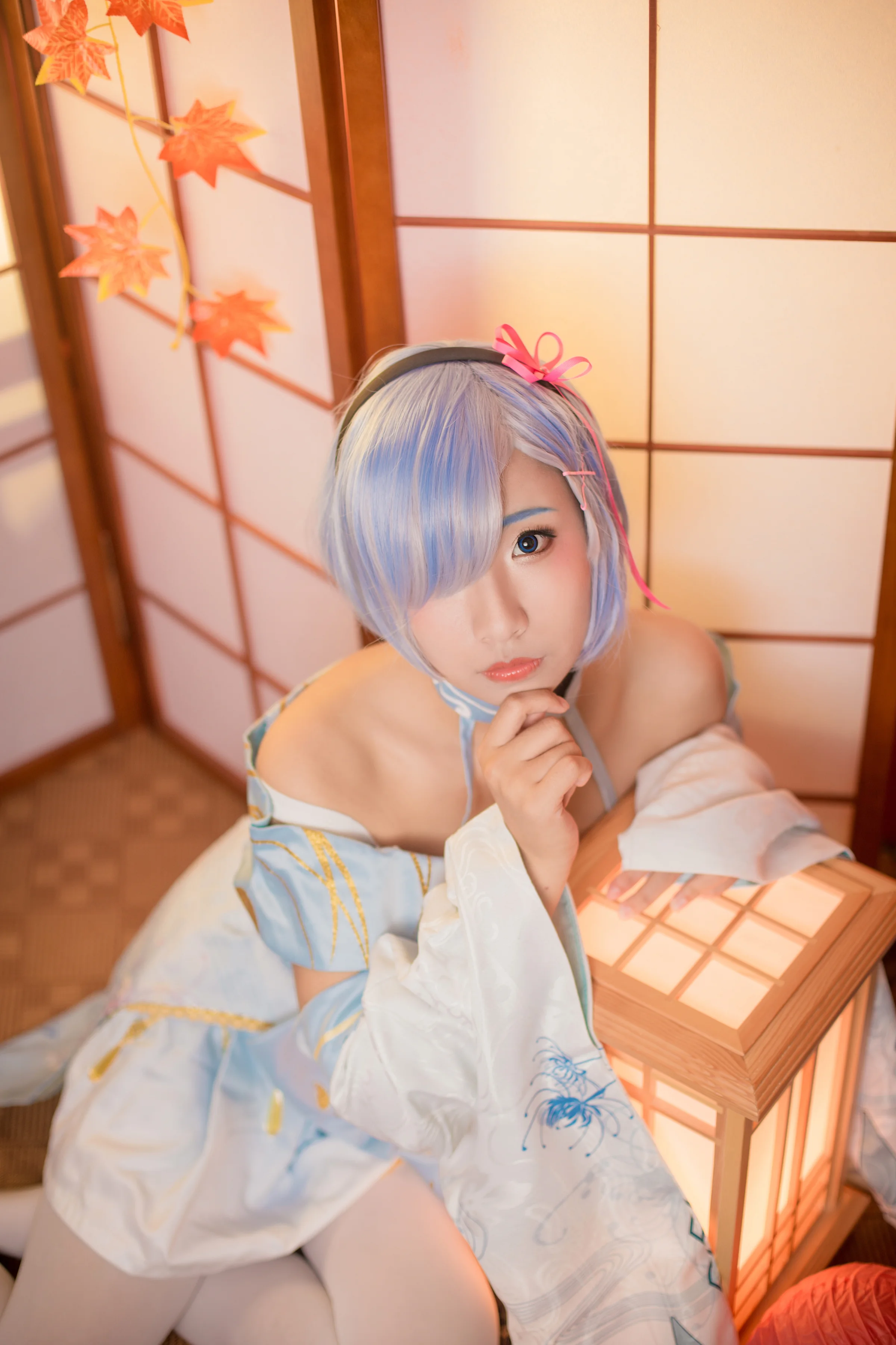 Re:从零开始的异世界生活雷姆COS写真，雷姆最喜欢姐姐了