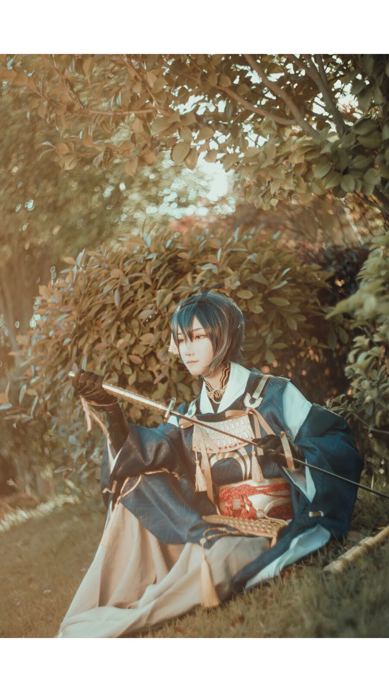 刀剑乱舞 三日月宗近COS写真
