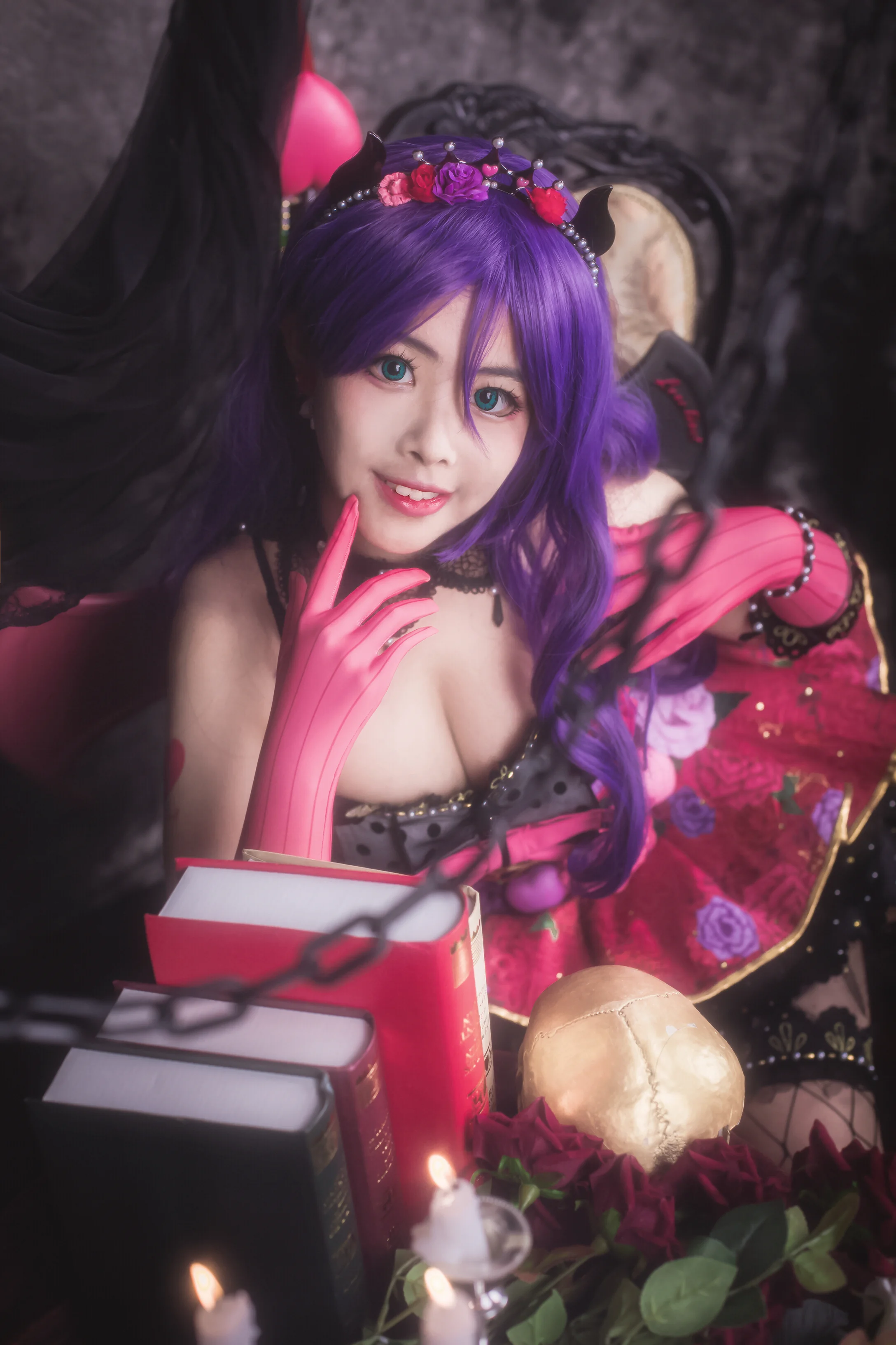 lovelive 恶魔觉醒ver.东条希COS写真