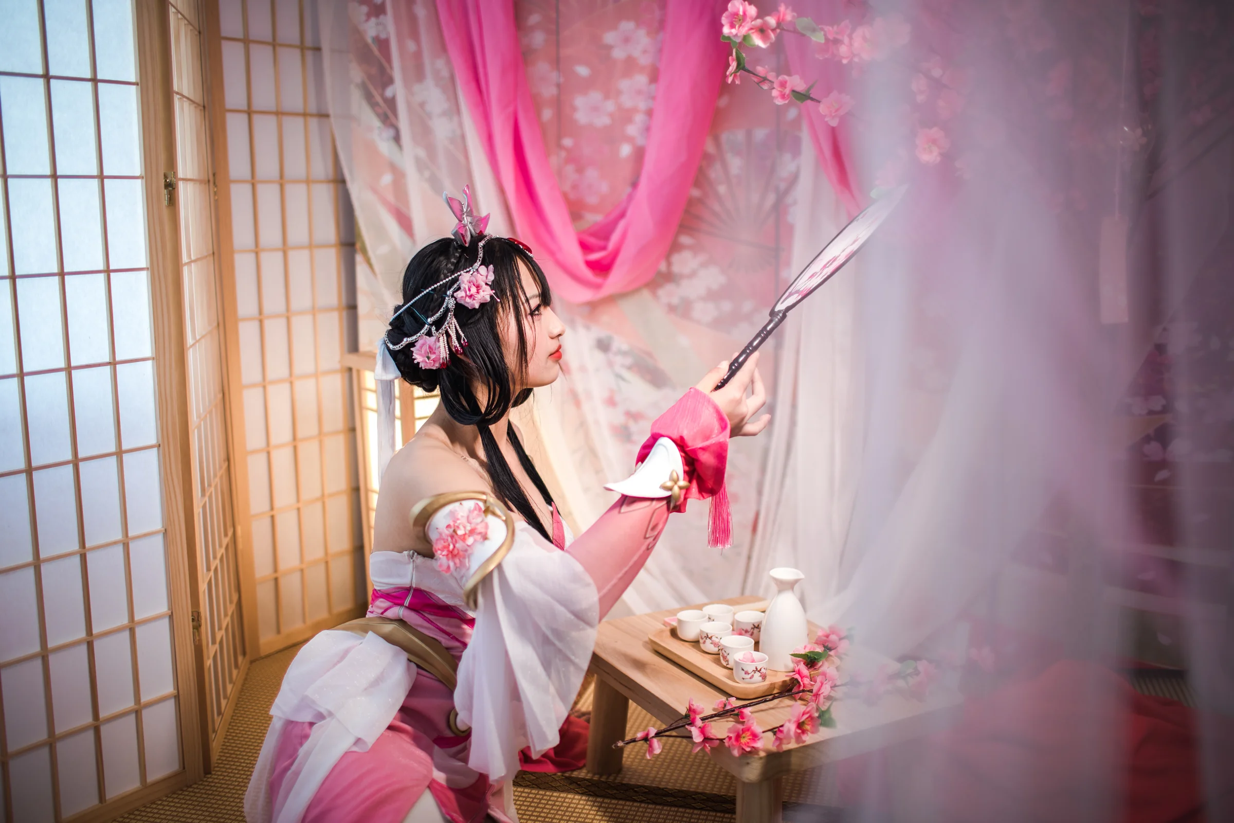 王者荣耀 甄姬游园惊梦COS写真