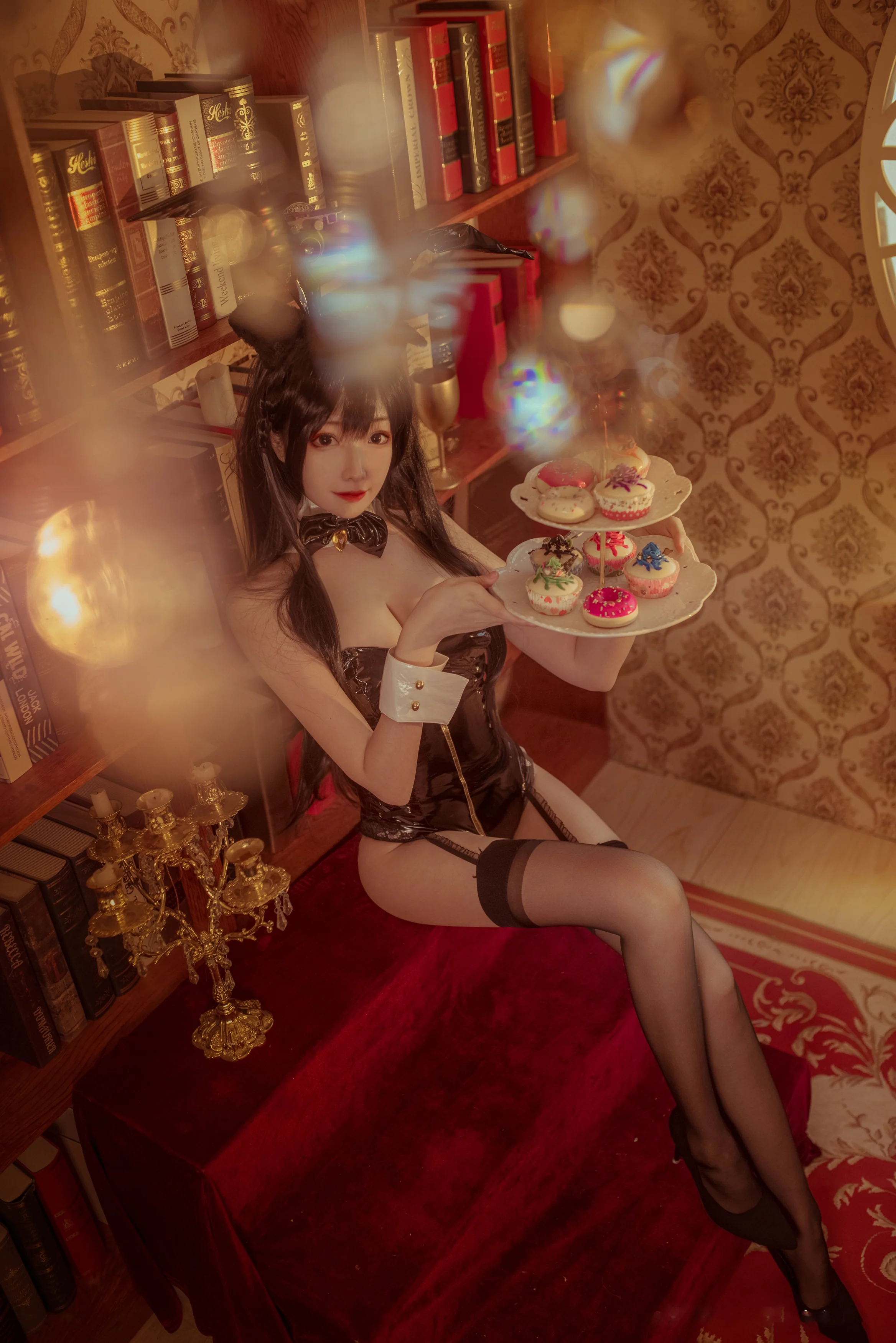 碧蓝航线 爱宕兔女郎COS写真