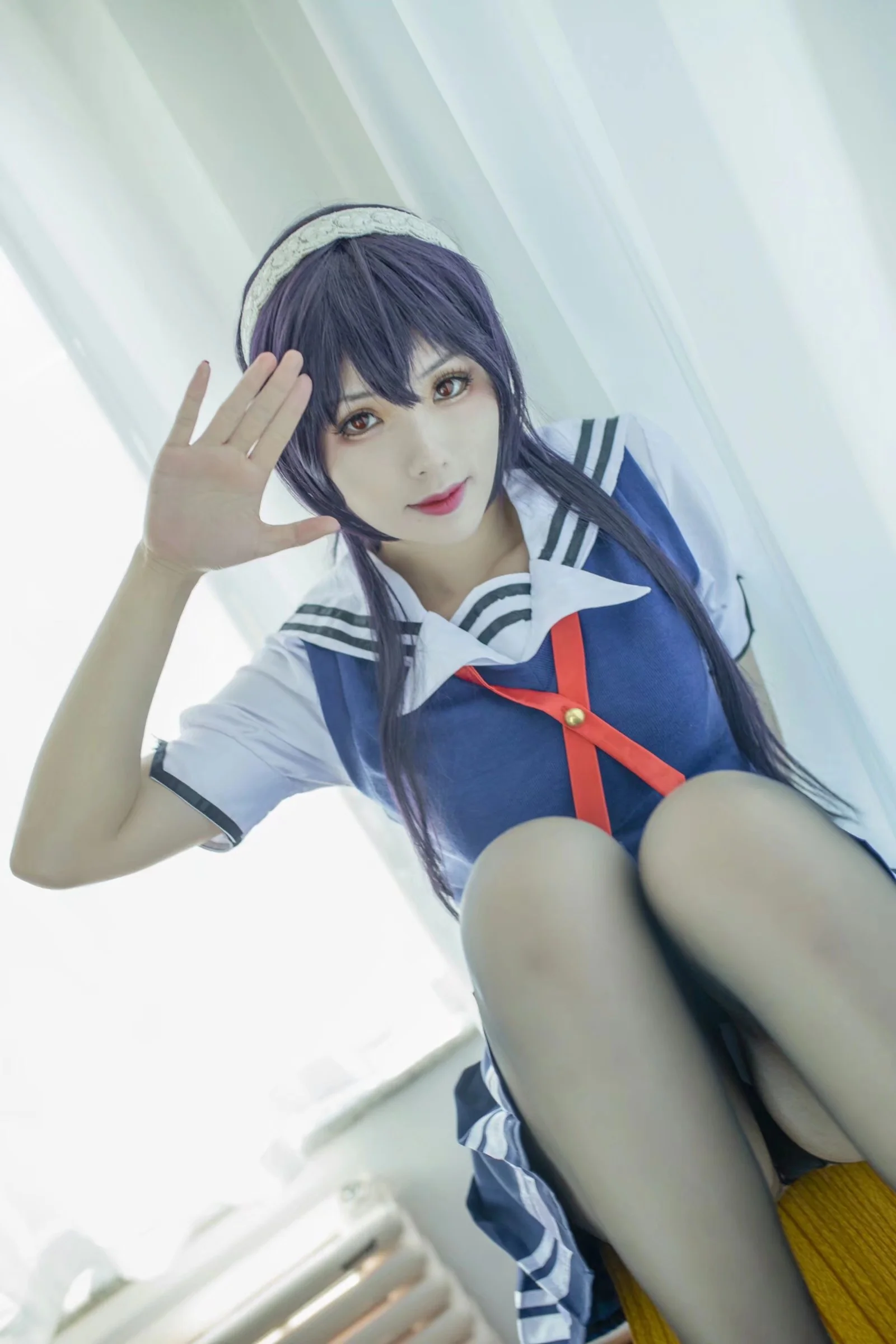 霞之丘诗羽COS写真一路人女主的养成方式