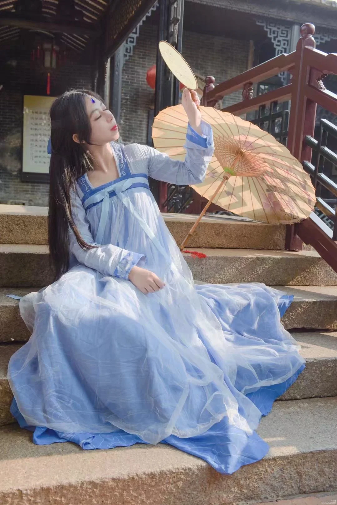 剑侠情缘叁纯阳襦裙COS写真