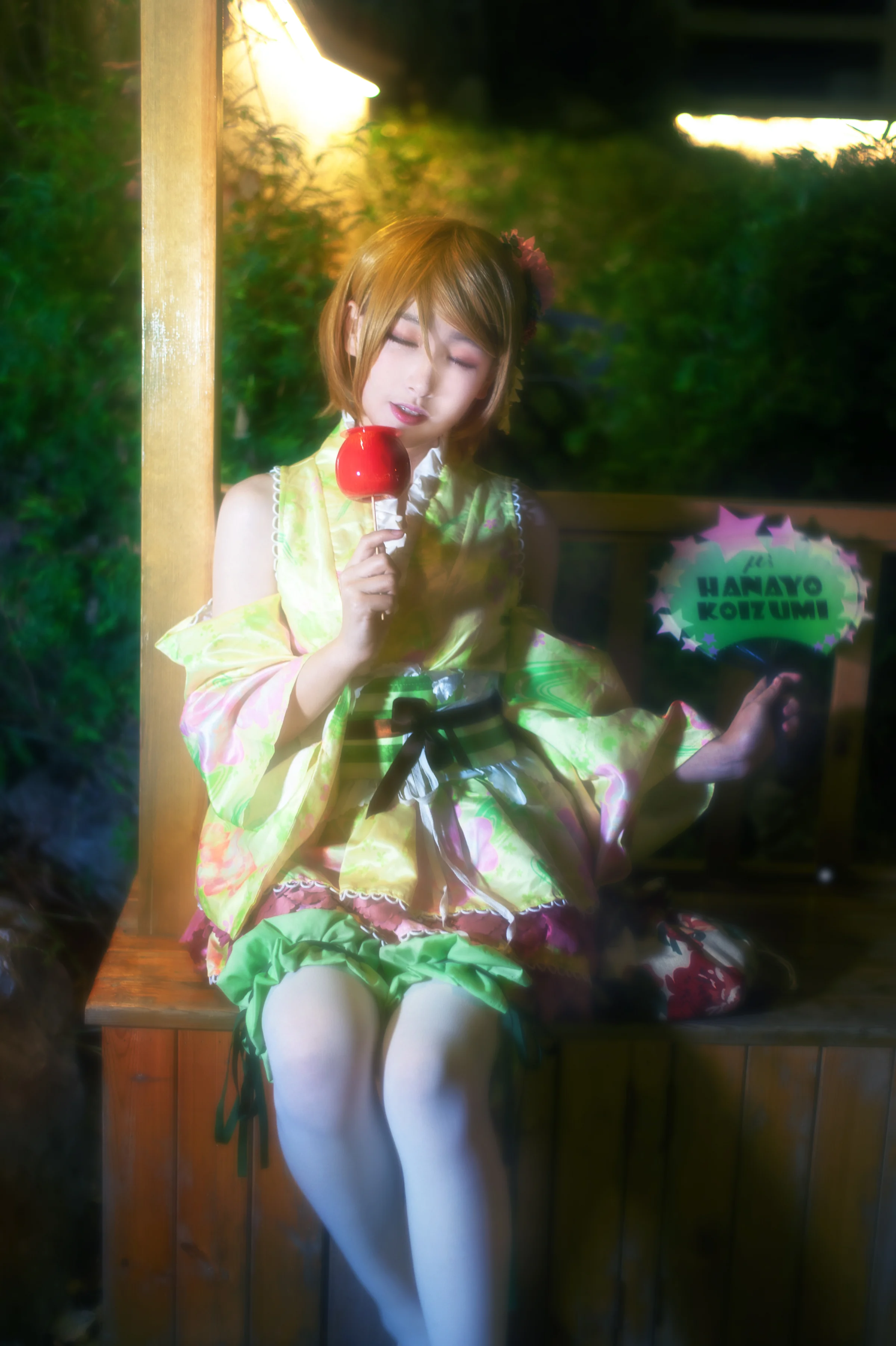 一起来逛庙会吧～小泉花阳浴衣觉醒COS写真