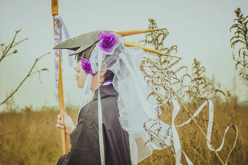 夏目友人帐丰月神/不月神COS写真
