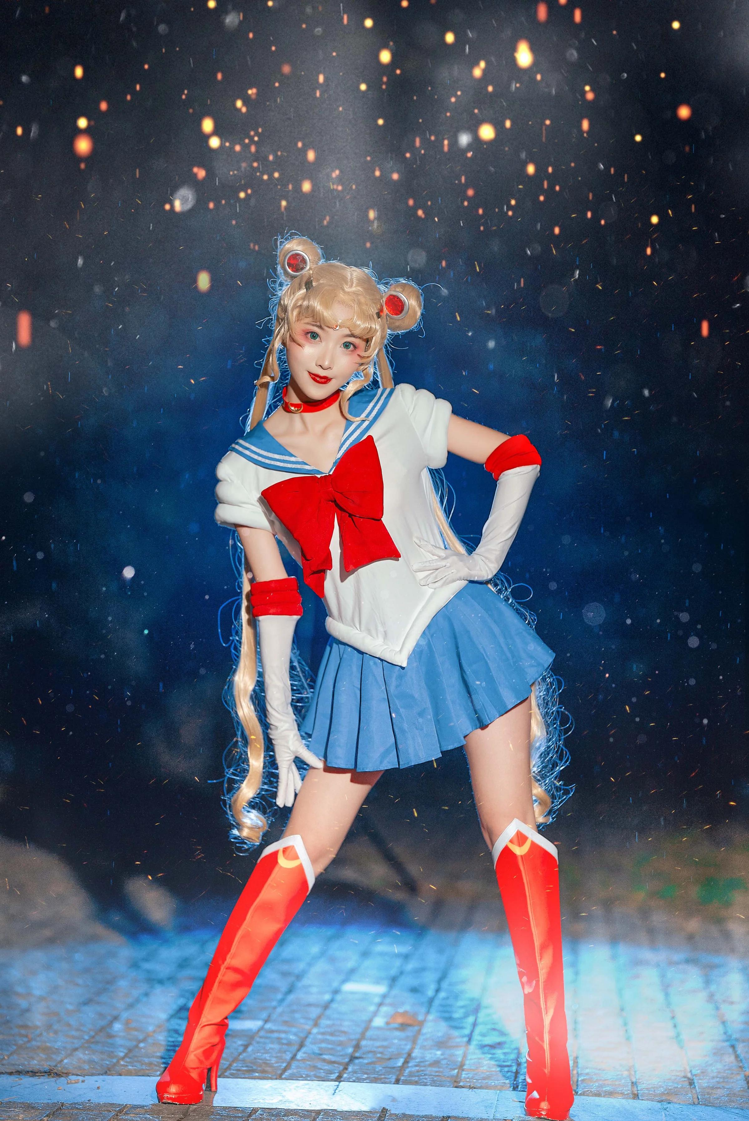 《美少女战士》月野兔COS写真