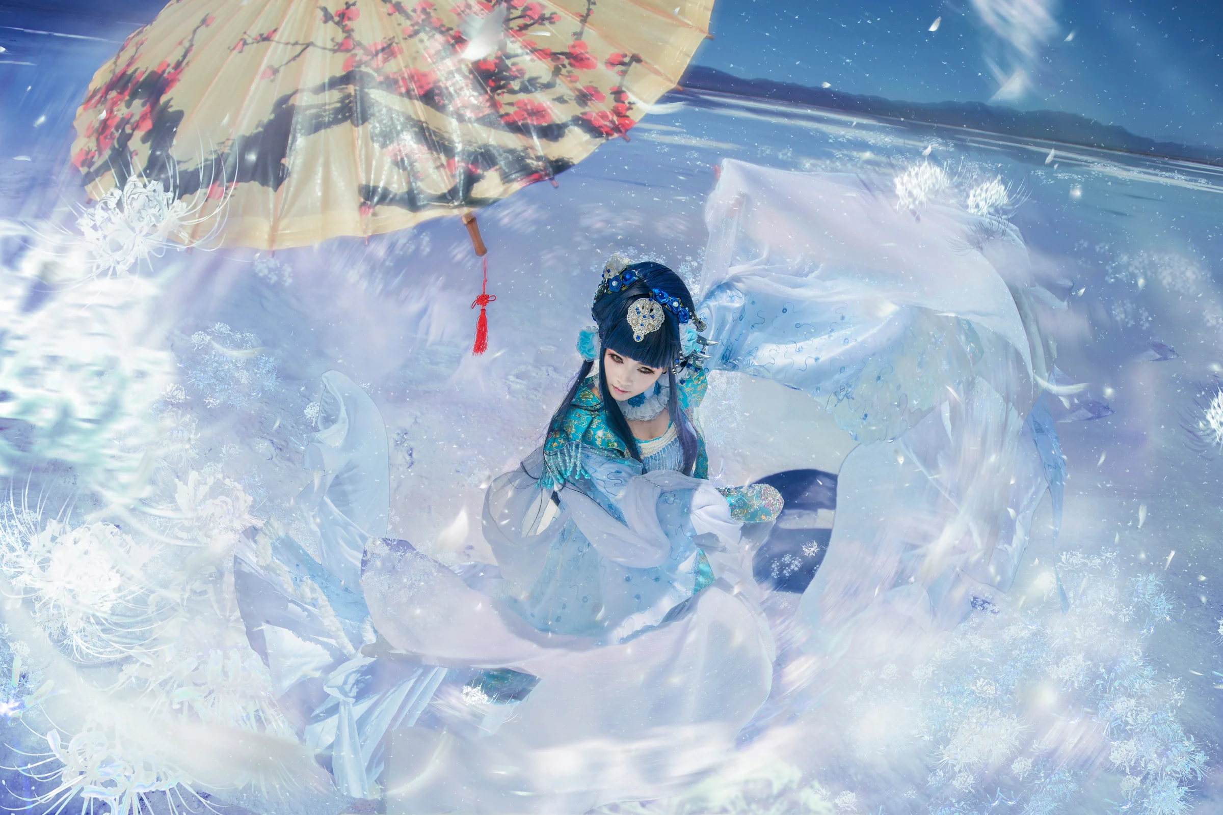 金光不布袋戏玲珑雪霏COS写真