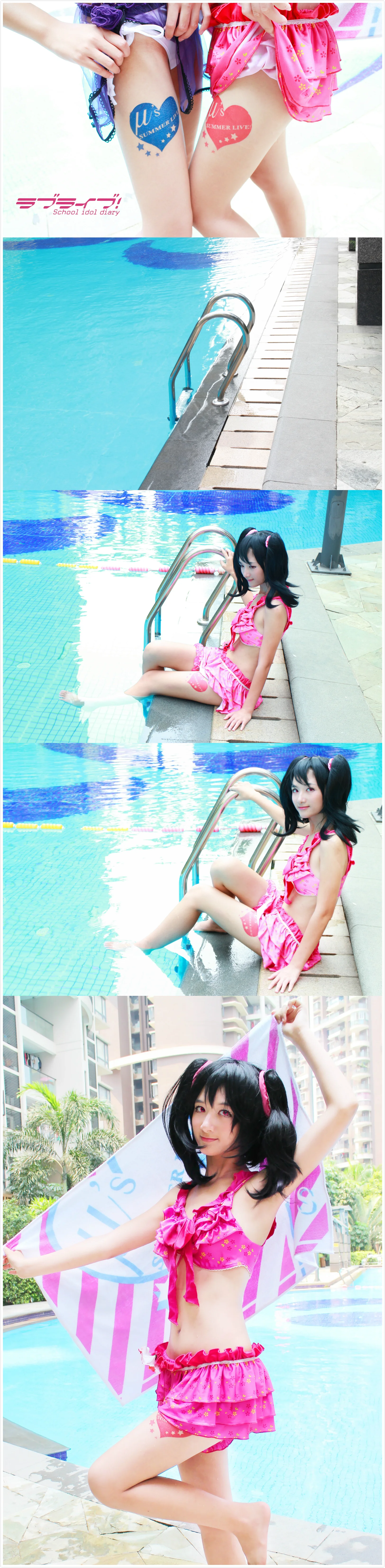 lovelive真夏水着.希妮ver.COS写真
