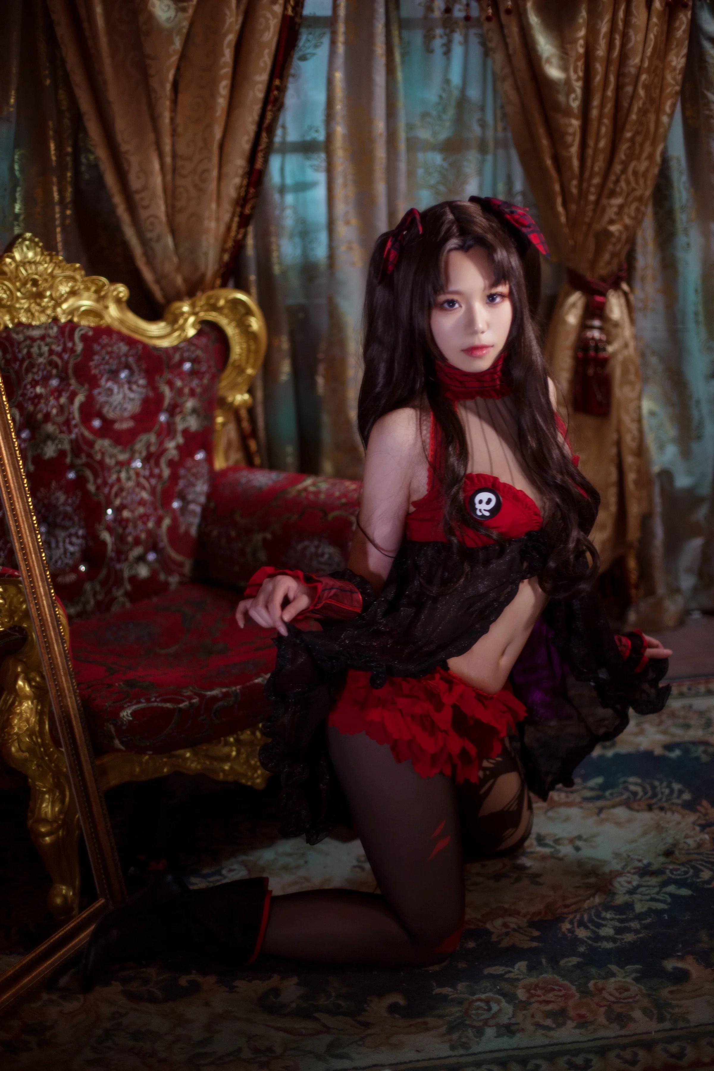 FATE 远坂凛COS写真 月之女王