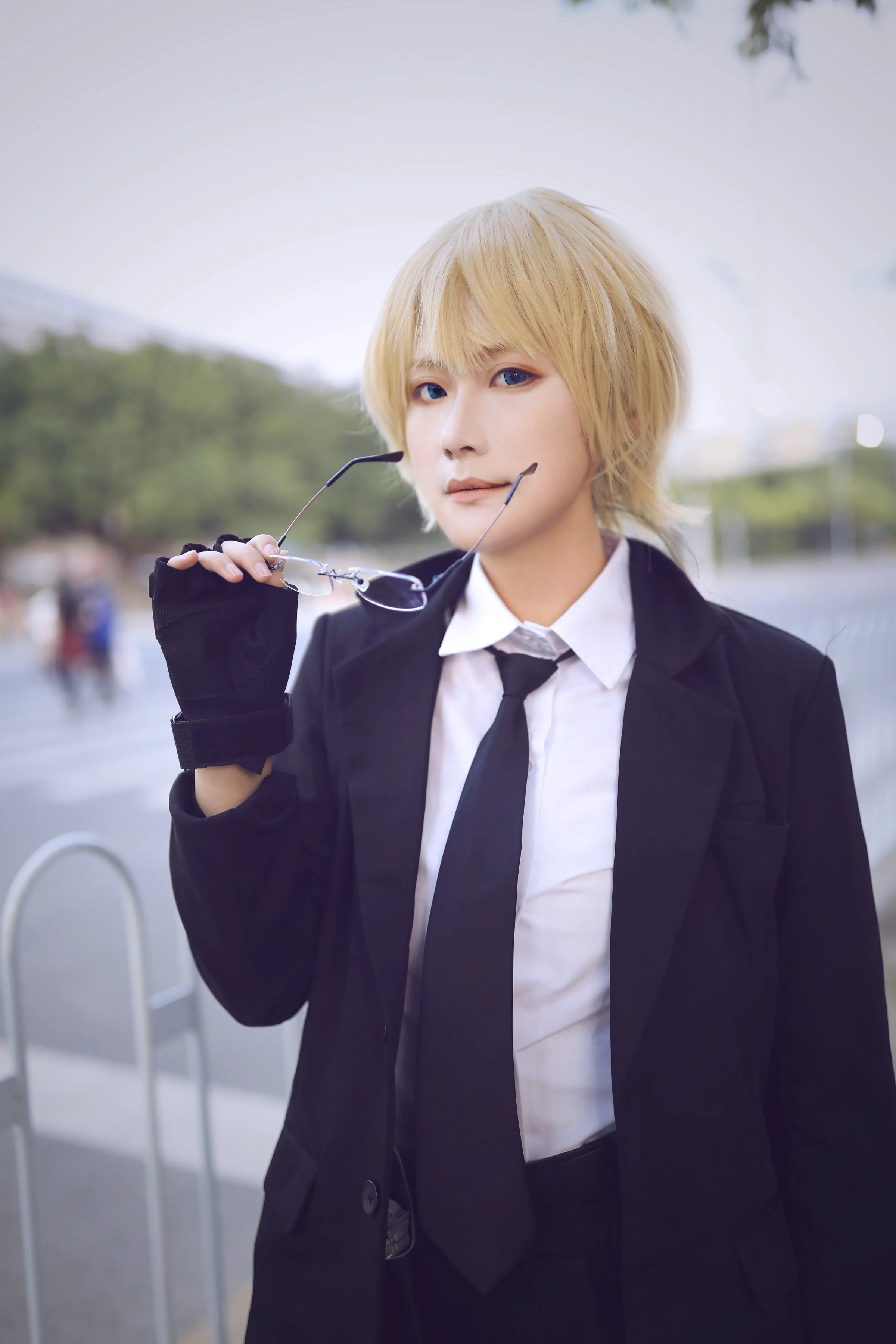 黑塔利亚阿尔弗雷德 西装COS写真