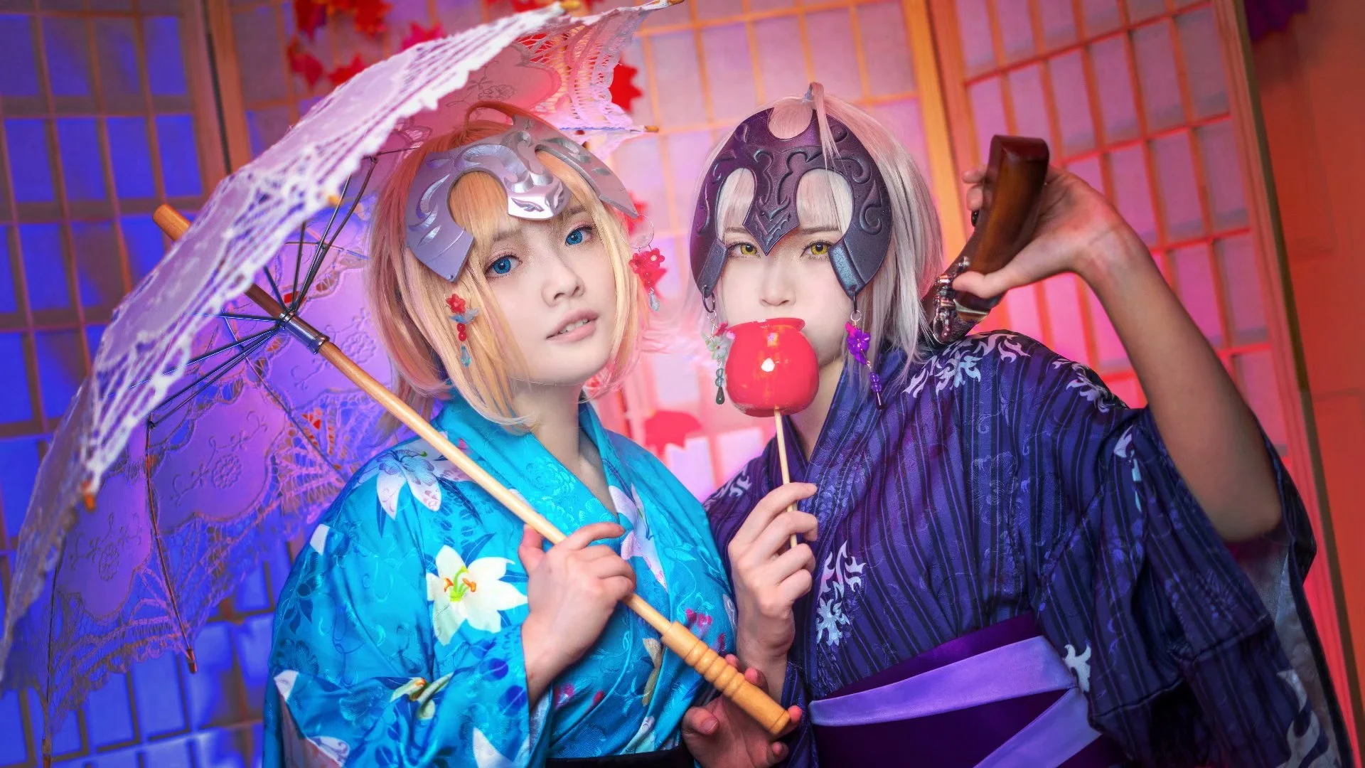 《Fate/Grand Order》夏日祭。贞德（Alter）COS写真