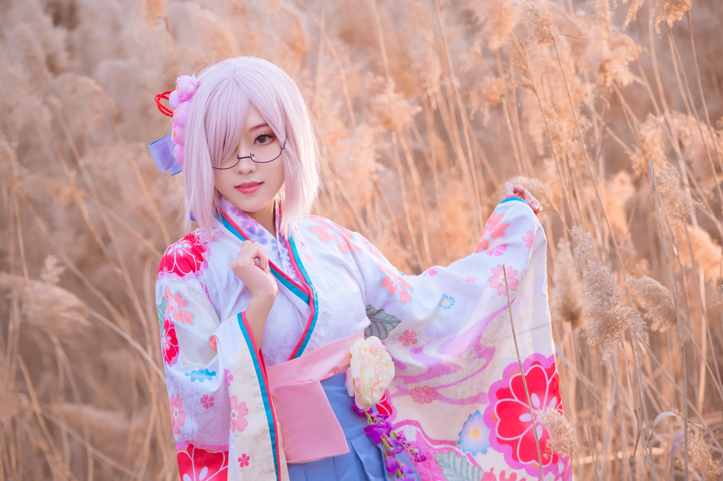 玛修 新年和服COS写真