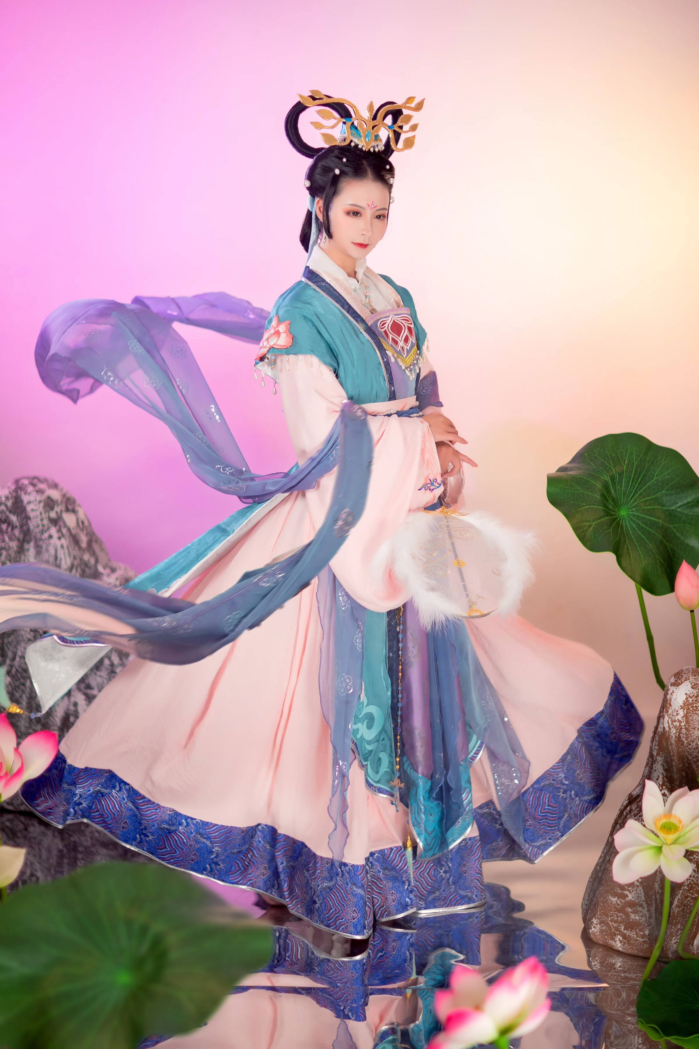 天涯明月刀·心王·洛神赋COS写真