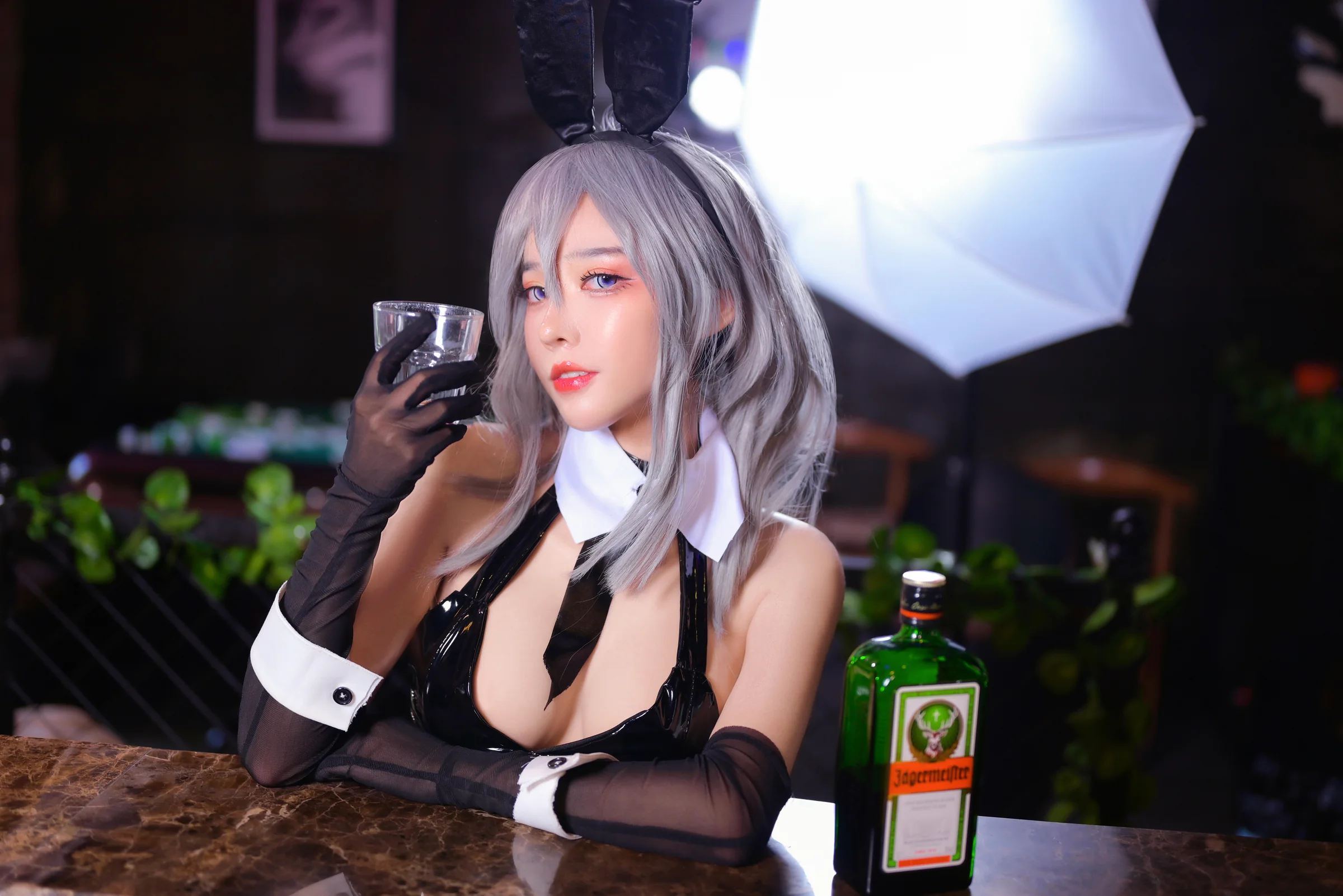 碧蓝航线 兔女郎COS写真