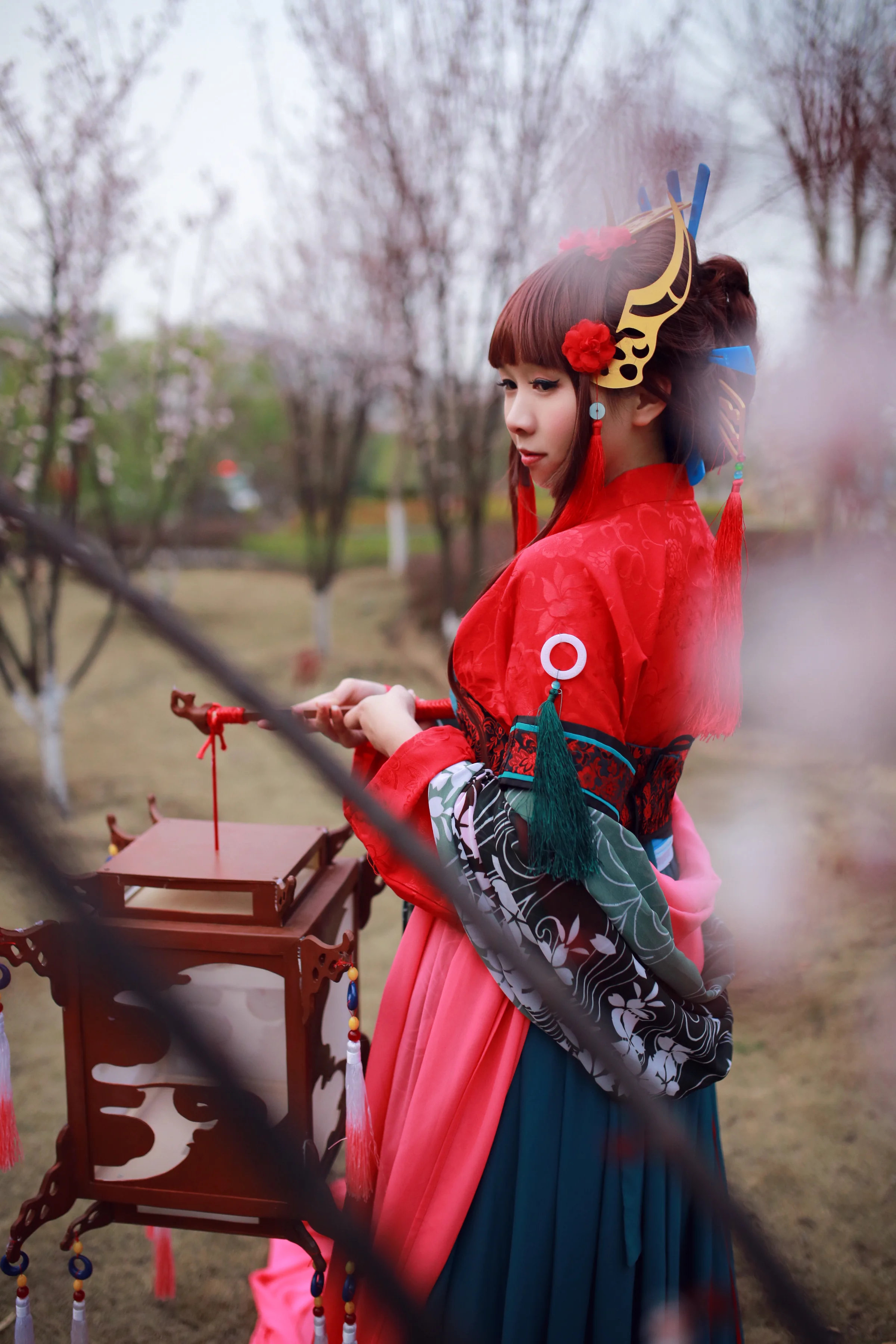 花灯结，提灯少女｜高清图片集