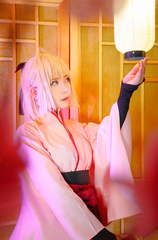Fate/Grand Order 冲田总司COS写真