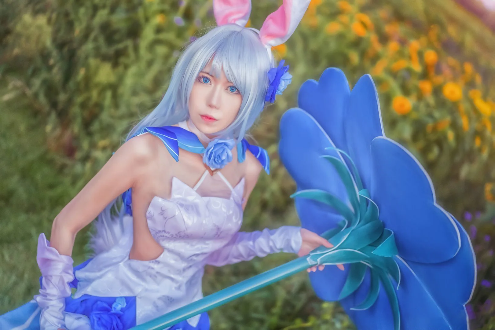 王者荣耀 公孙离花间舞COS写真