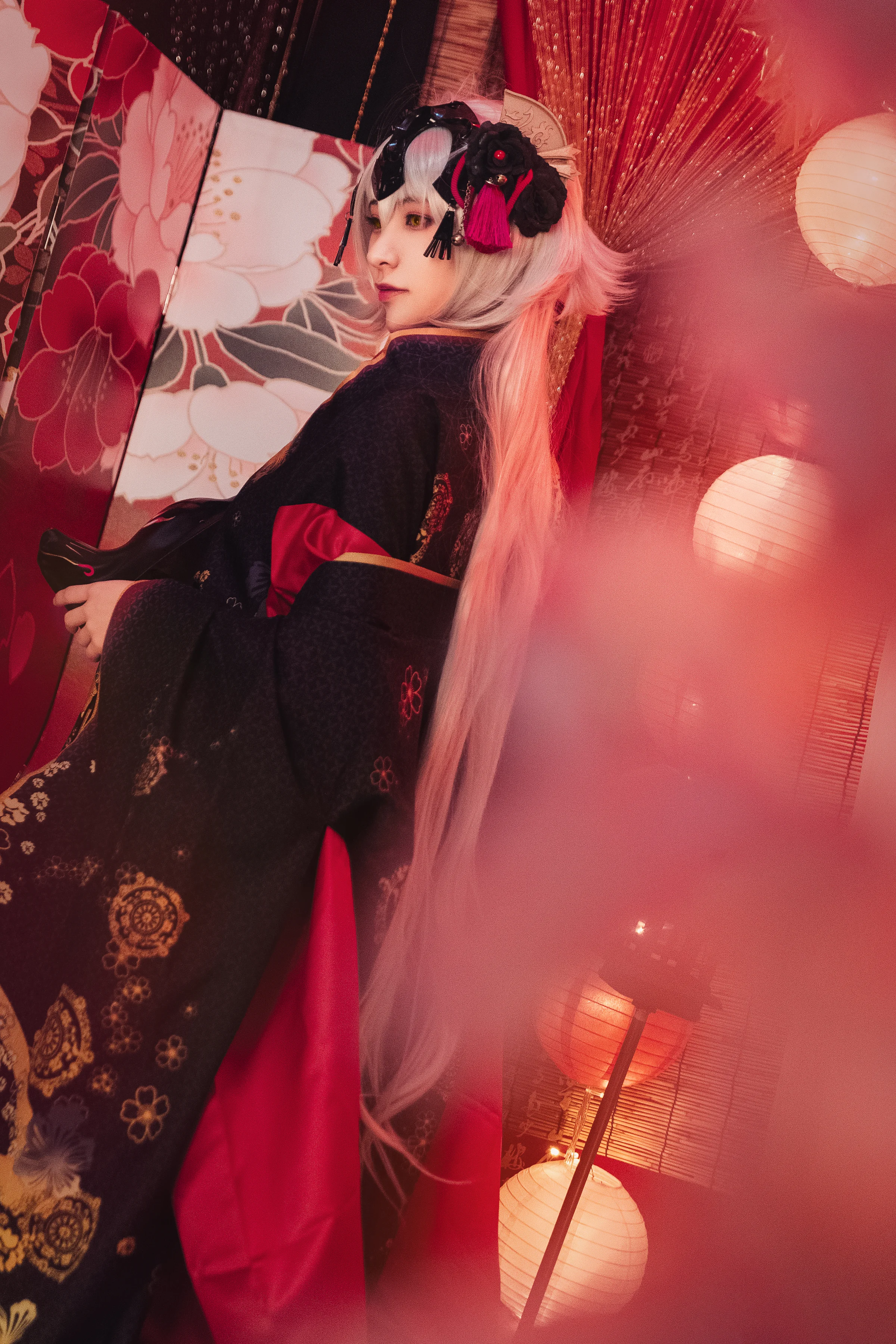 黑贞德花魁COS写真