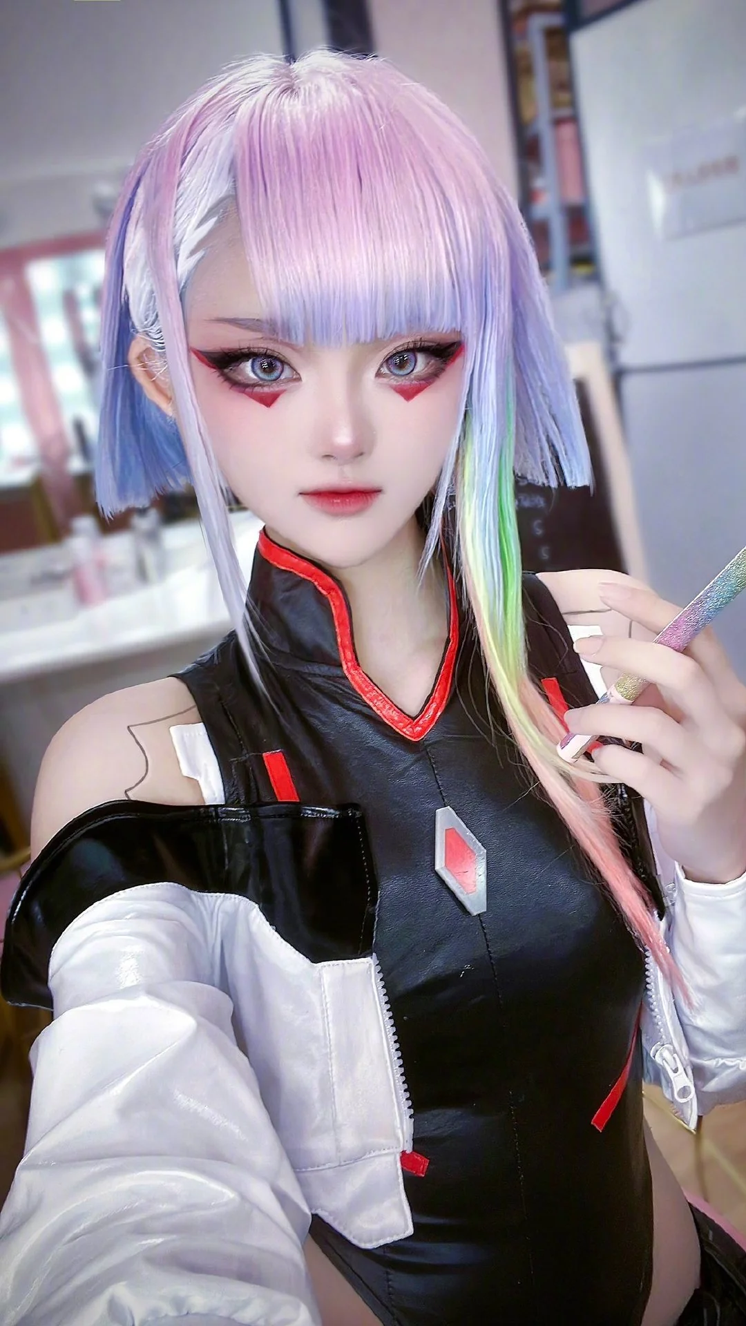 美图分享--『赛博朋克 边缘行者』丽贝卡COS写真 (by 小柔SeeU) ​​​​