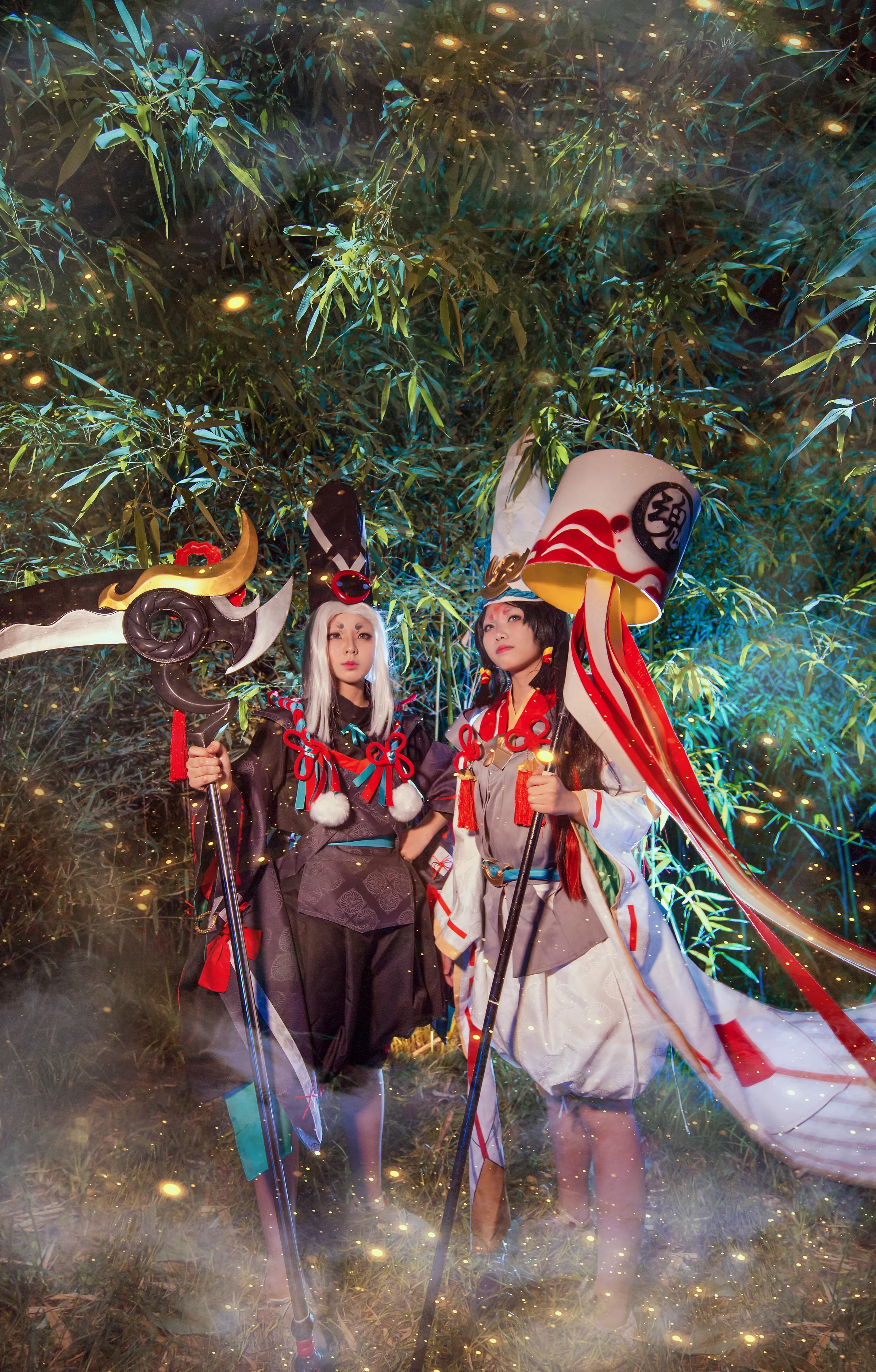 阴阳师 黑童子&白童子COS写真